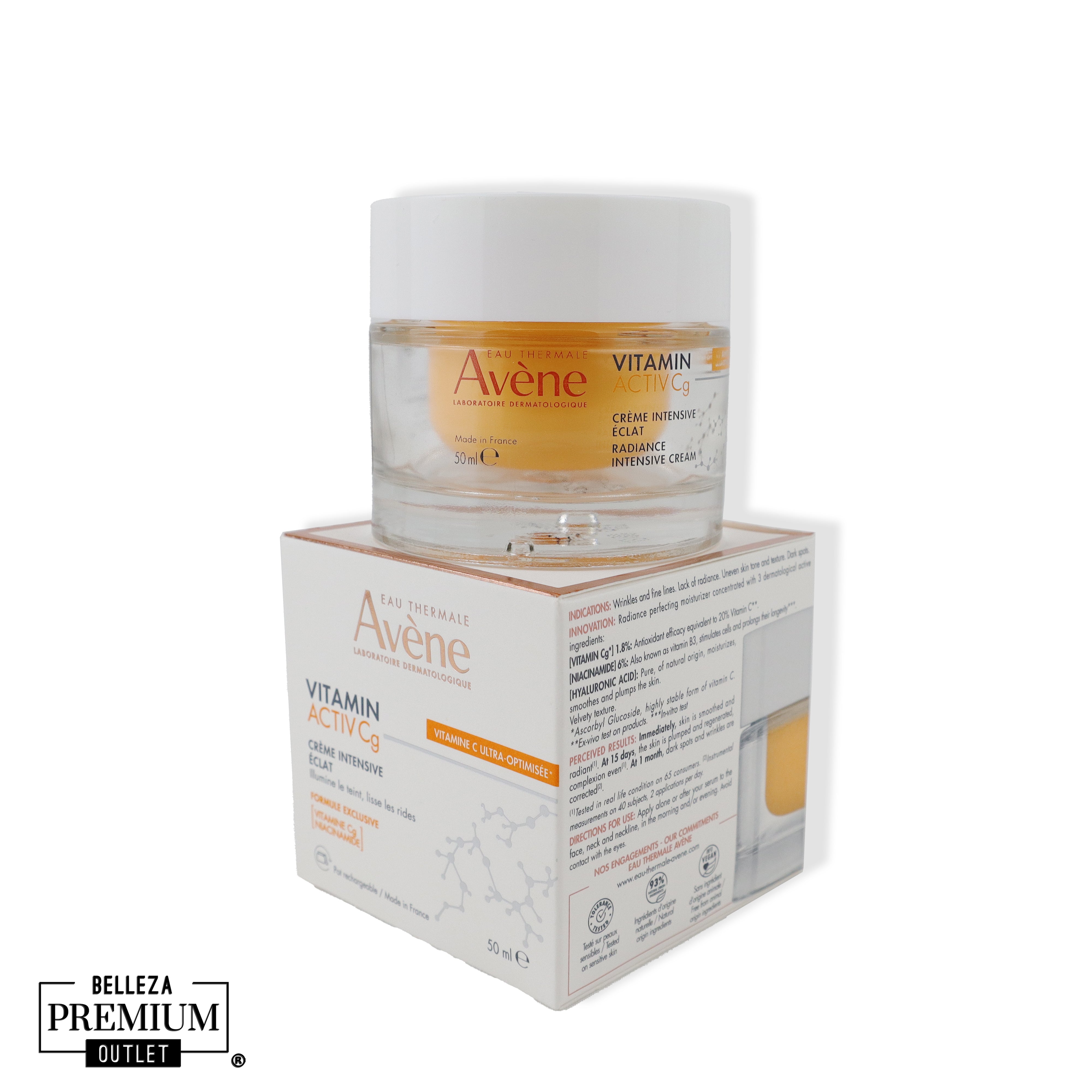Avène Vitamine Activ Cg Crème Intensive Éclat – Luminosidad, firmeza y juventud en cada aplicación.