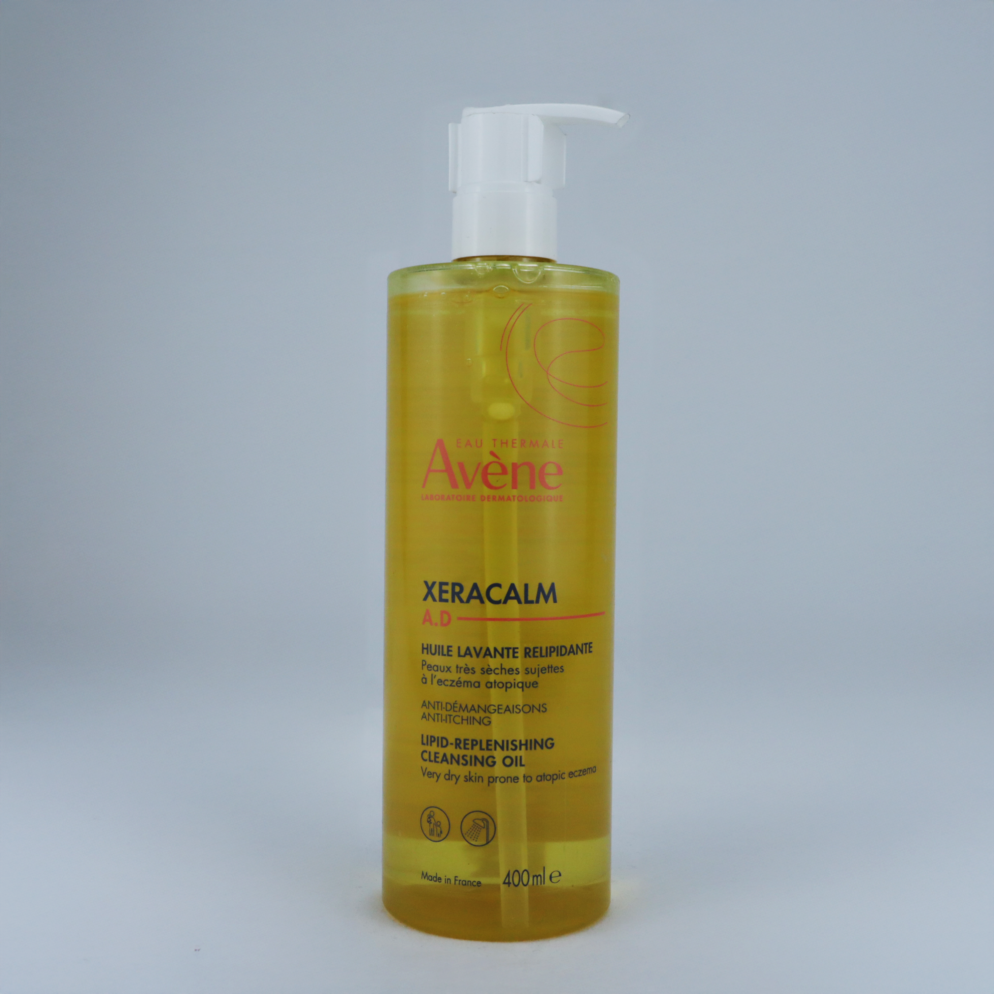 Avène XeraCalm A.D Huile Lavante Relipidante 400ml – Limpieza Suave y Nutritiva para Pieles Muy Secas y con Picor