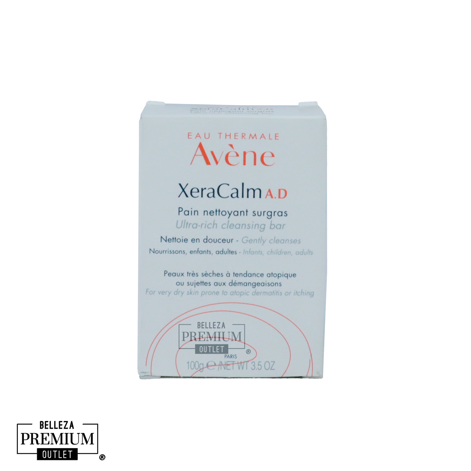 Avène XeraCalm A.D Pain 100g – Higiene Suave y Calmante para Pieles Secas, Atópicas o con Picor
