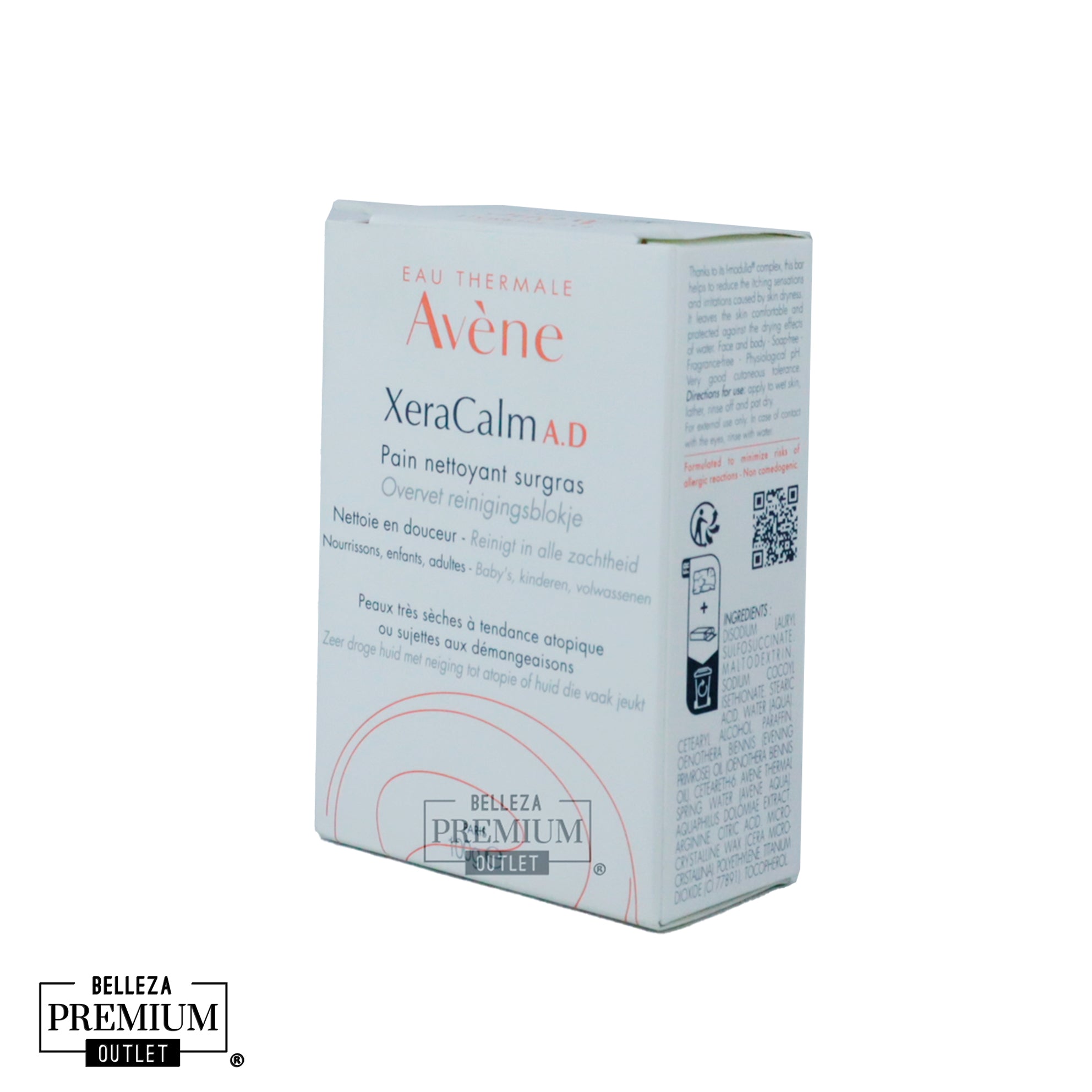 Avène XeraCalm A.D Pain 100g – Higiene Suave y Calmante para Pieles Secas, Atópicas o con Picor
