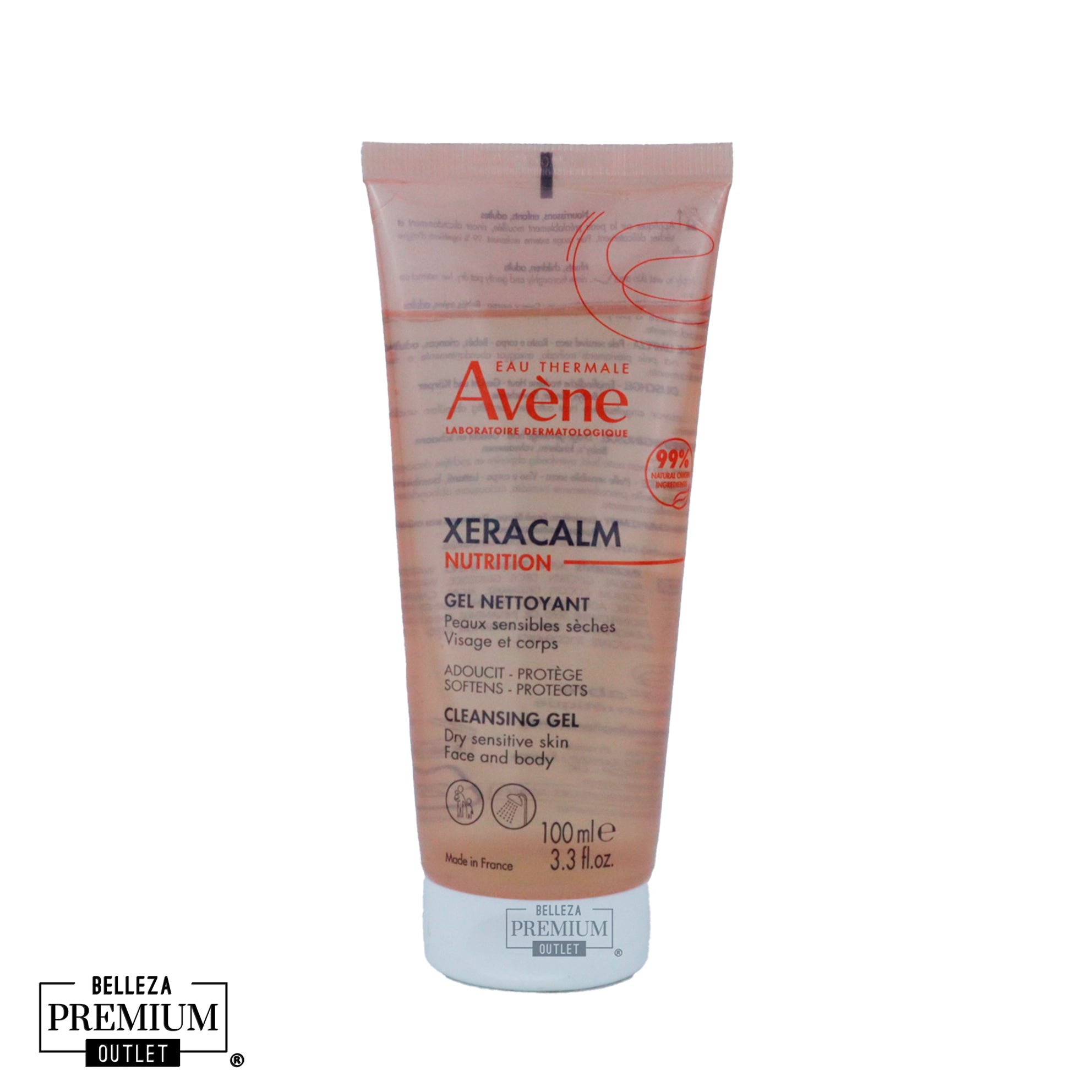 Avène XeraCalm NUTRITION Gel Nettoyant 100ml – Higiene Suave y Nutritiva para Piel Seca y Sensible