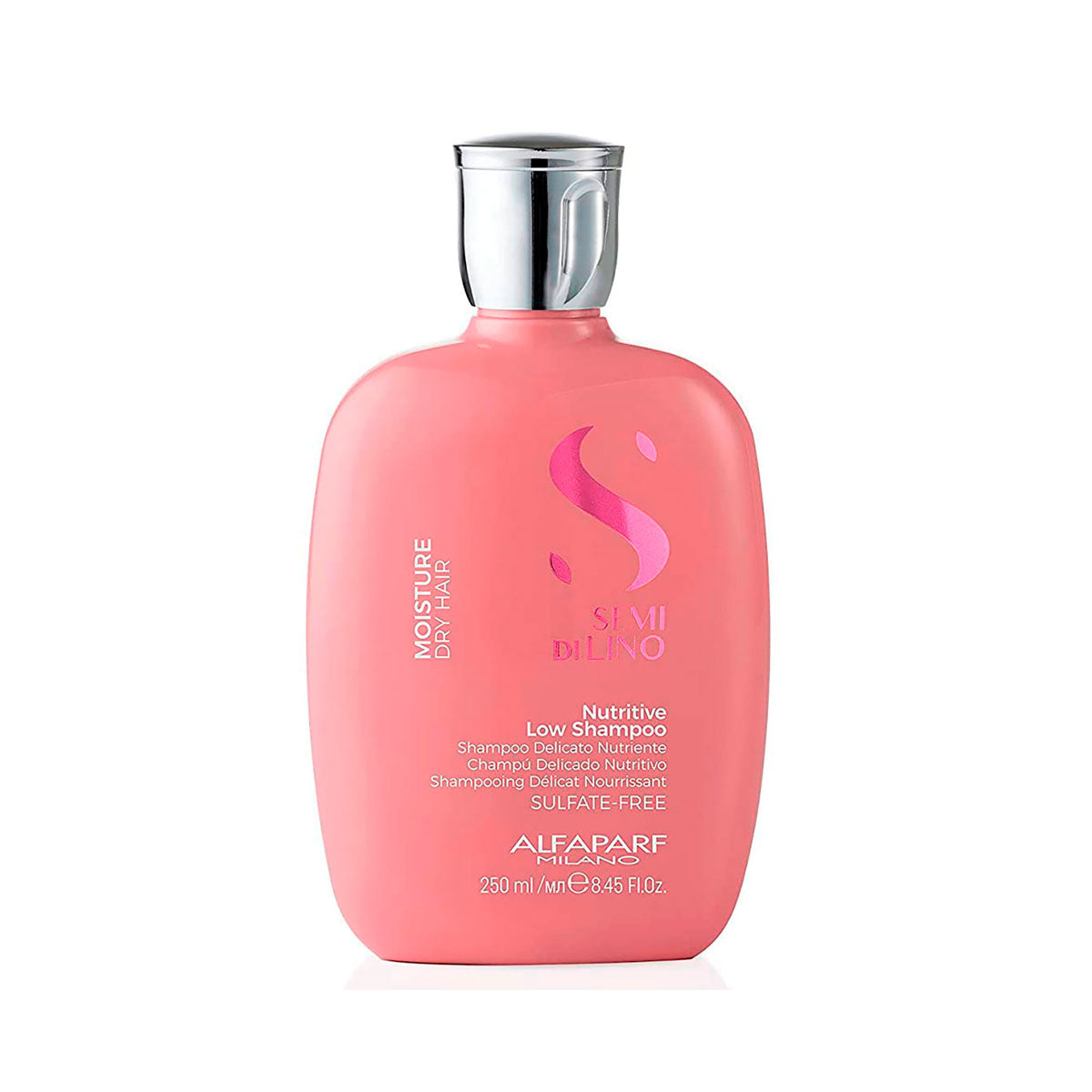 Alfaparf Milano Semi Di Lino Moisture Dry Hair Nutritive Low Shampoo Sulfate Free 250ml