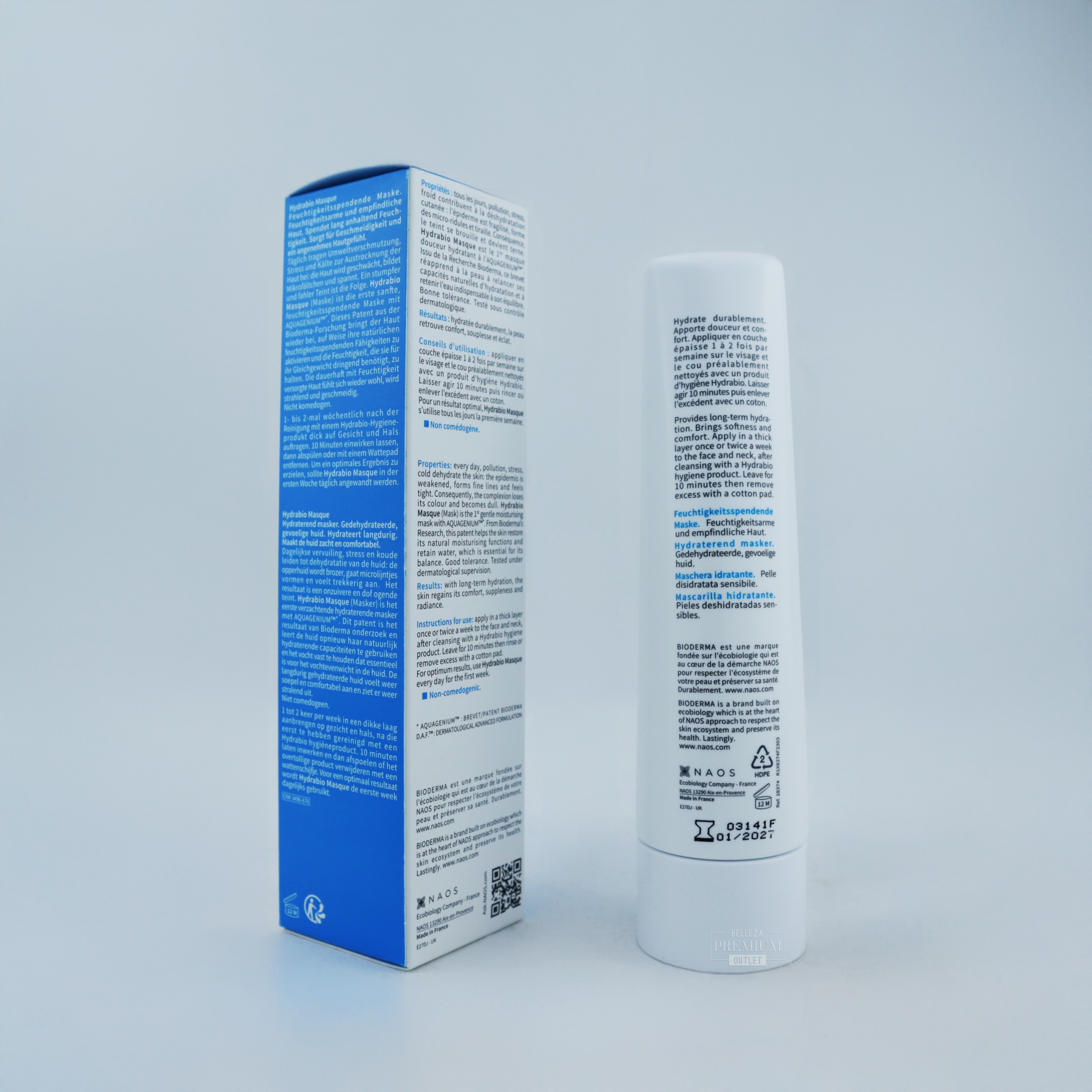 Bioderma Hydrabio Masque 75ml – Mascarilla Hidratante Intensiva para Piel Sensible y Deshidratada