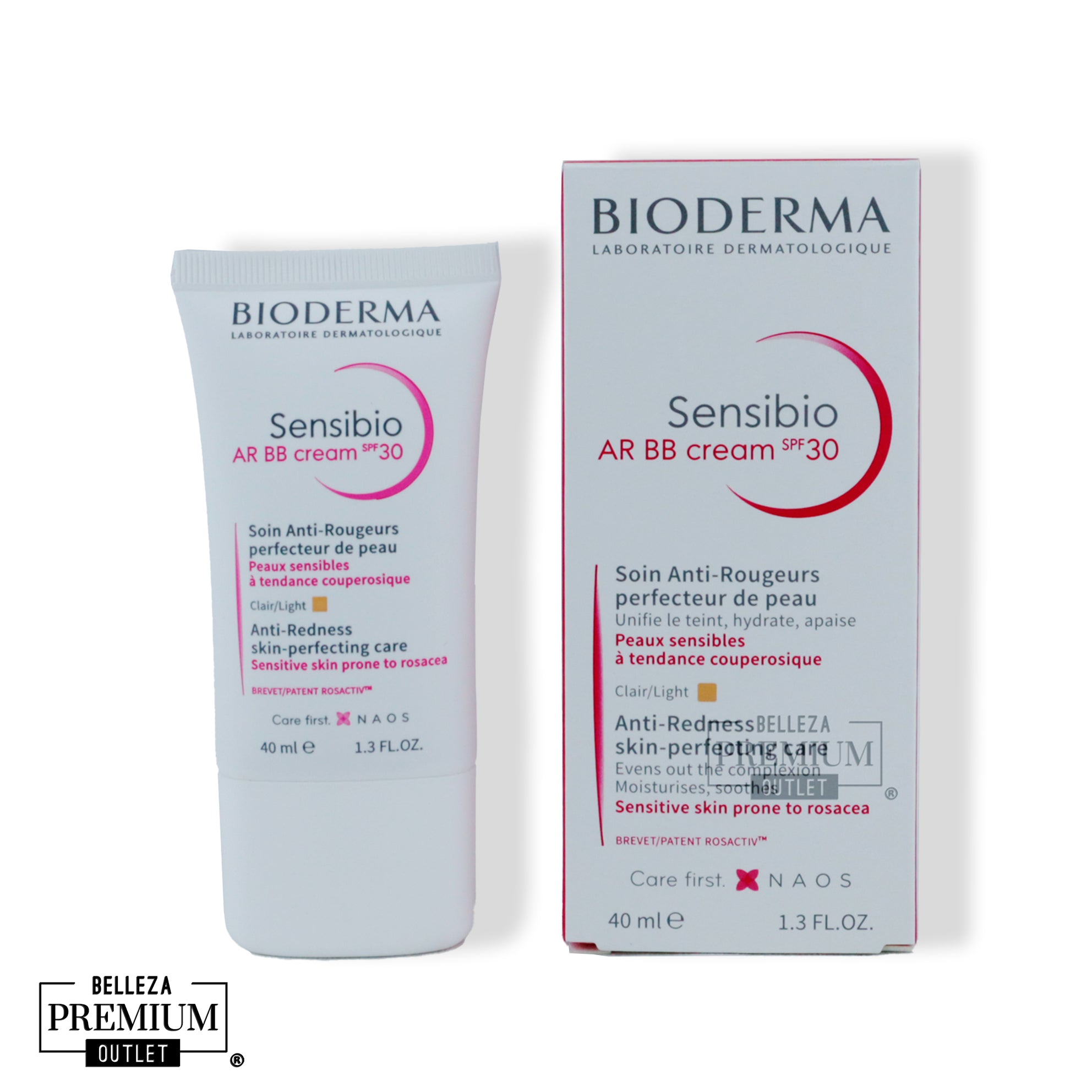 BIODERMA SENSIBIO AR BB SPF 30 LIGHT 40ML: Radiante Protección y Belleza para Pieles Sensibles