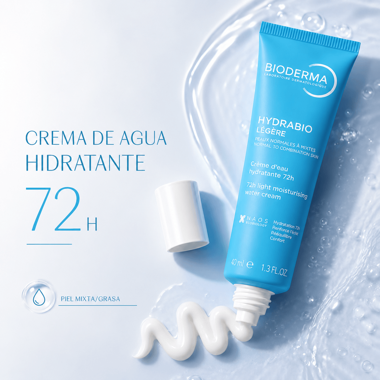 BIODERMA Hydrabio Légère-Gel Crema Hidratante 40ML