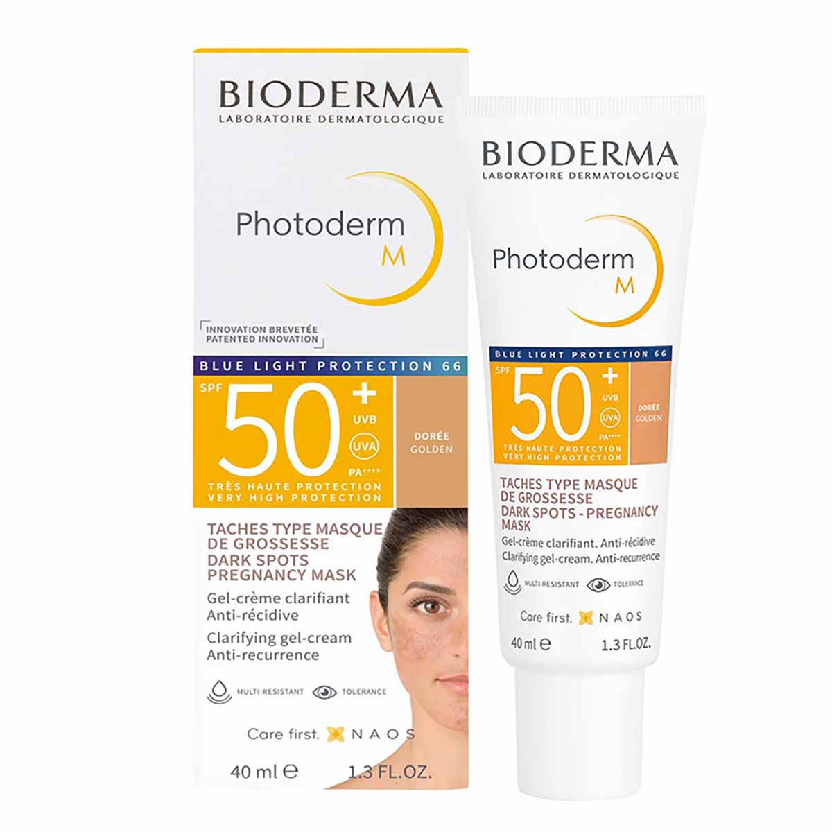 Bioderma Photoderm M Tinte Dorado Protective Cream SPF50