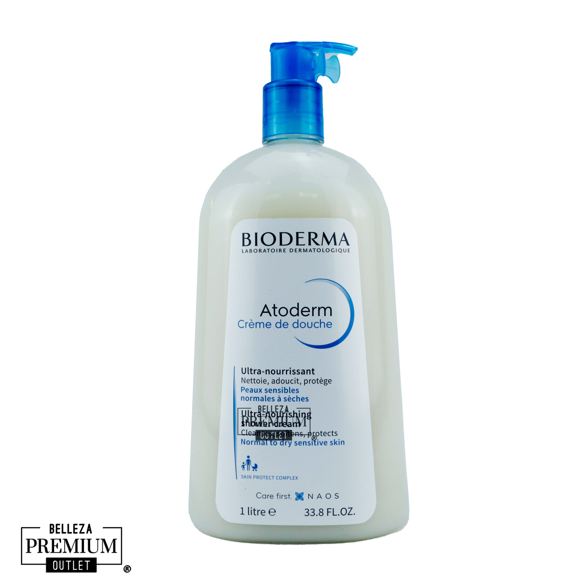 Bioderma Atoderm Crème de Douche 1000ml – Limpieza Suave y Nutritiva para Piel Seca y Sensible