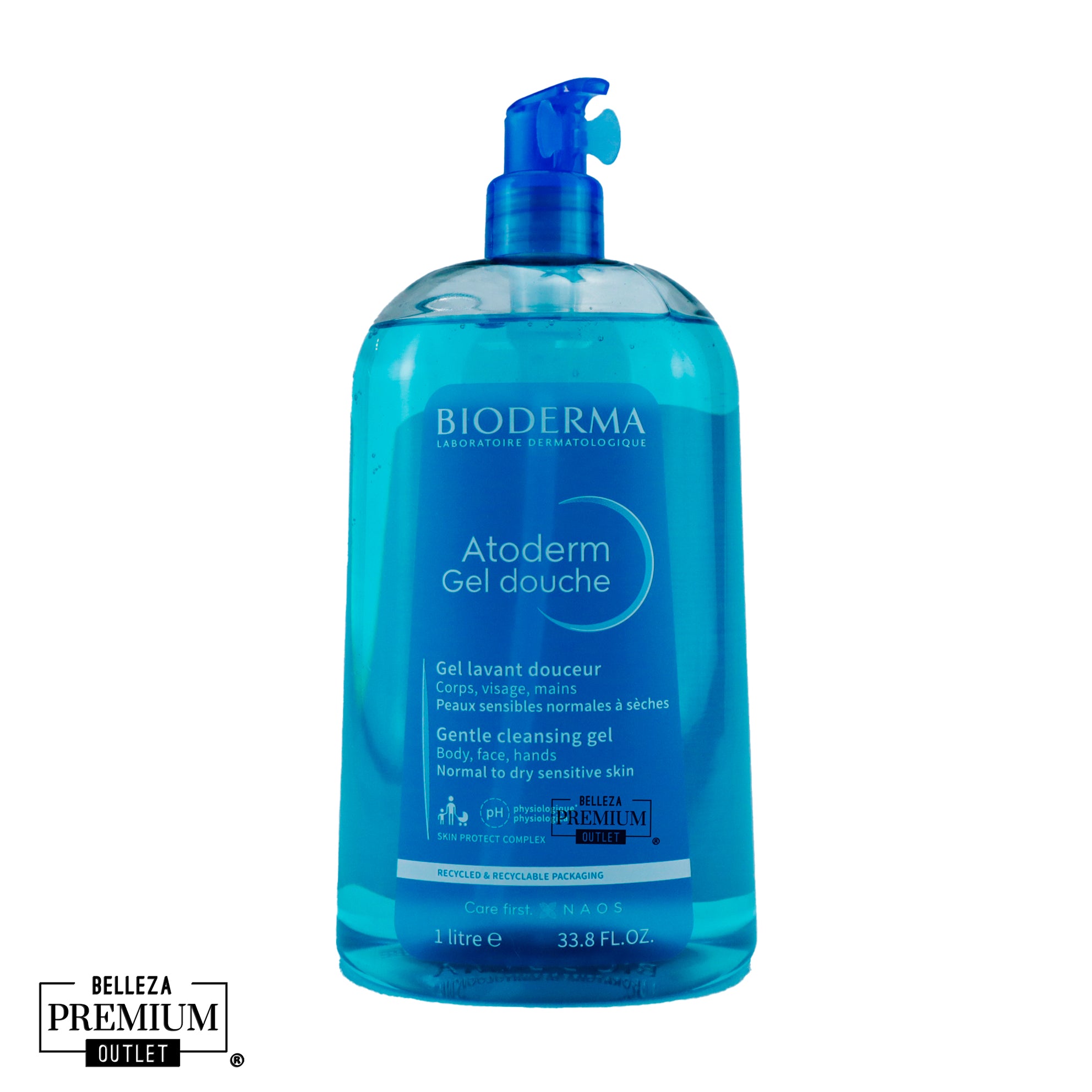 Bioderma Atoderm Gel Douche 1000ml Limpieza Suave y Nutritiva para Piel Sensible