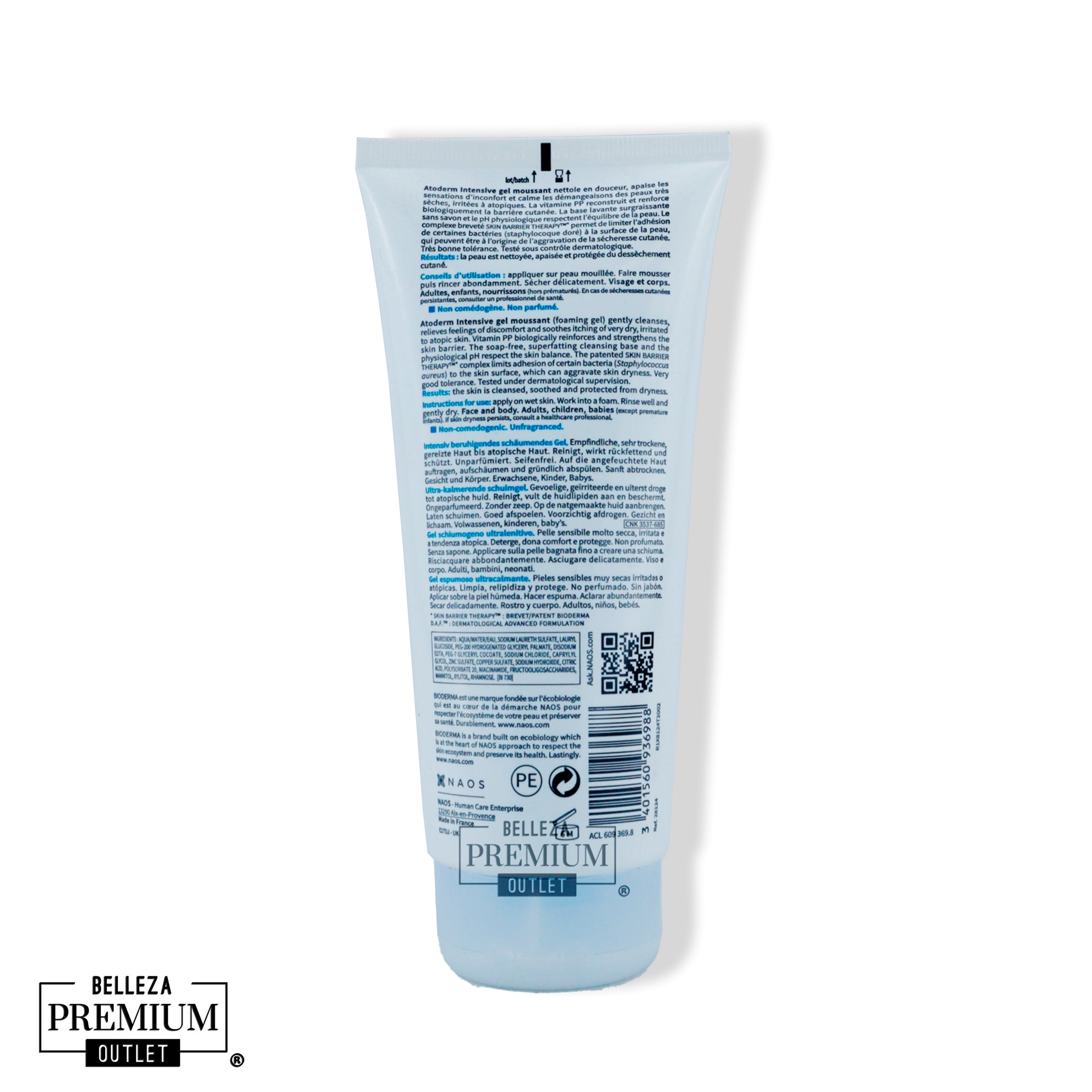 Bioderma Atoderm Intensive Gel Moussant 200ml