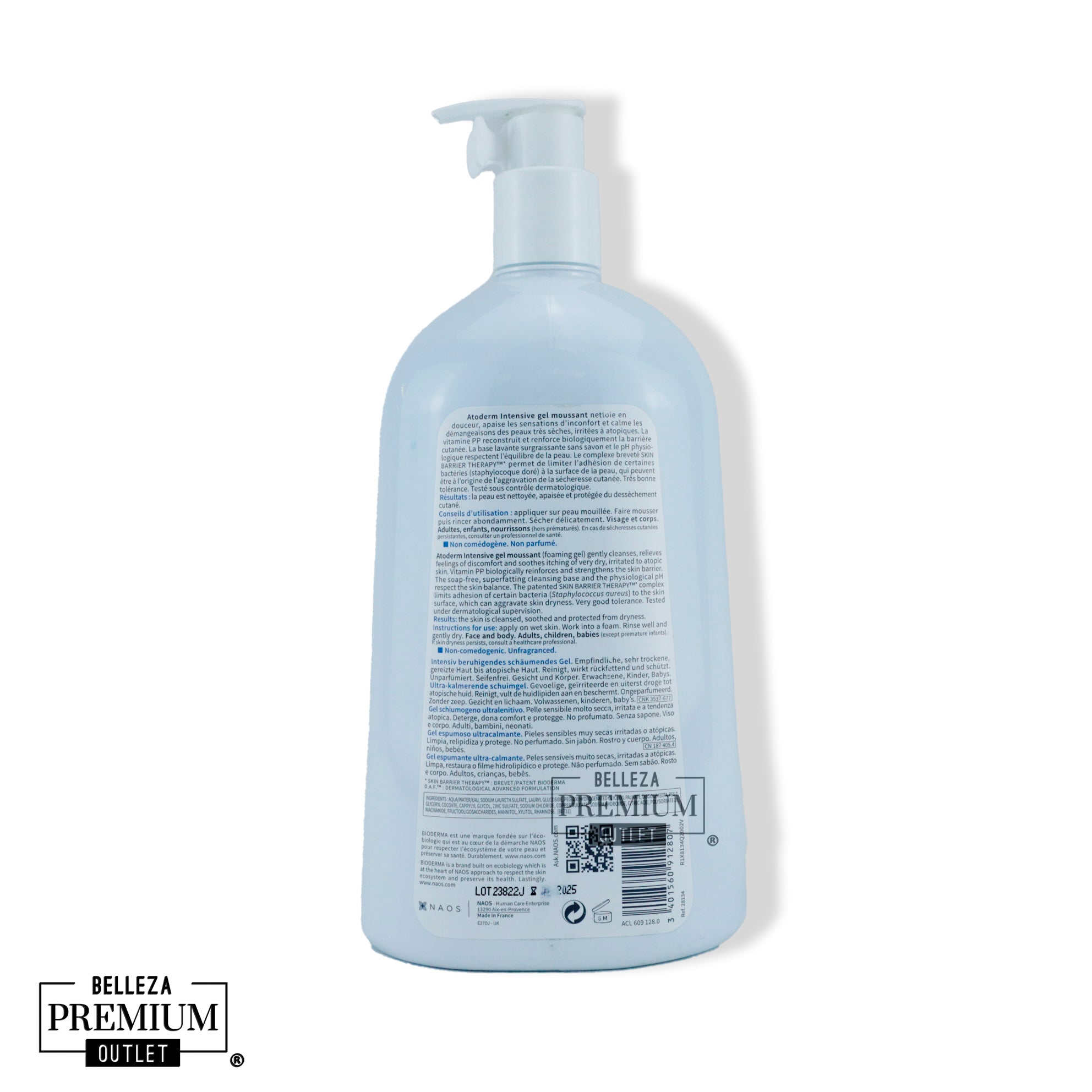 Bioderma Atoderm Intensive Gel moussant 1000ml