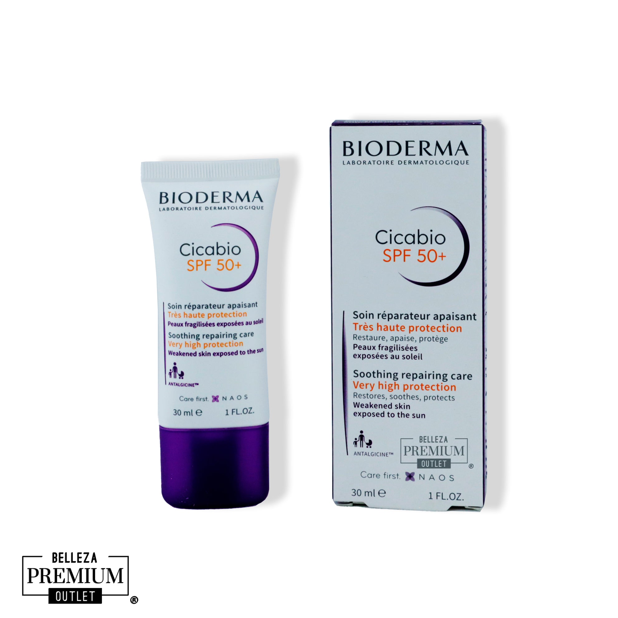 Bioderma Cicabio Spf 50+ Reparador Calmante 30ml:¡Protege, repara y calma tu piel en un solo gesto!