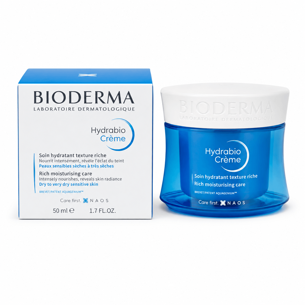 Bioderma Hydrabio Crème 50ml –Crema hidratante nutritiva sensación confort