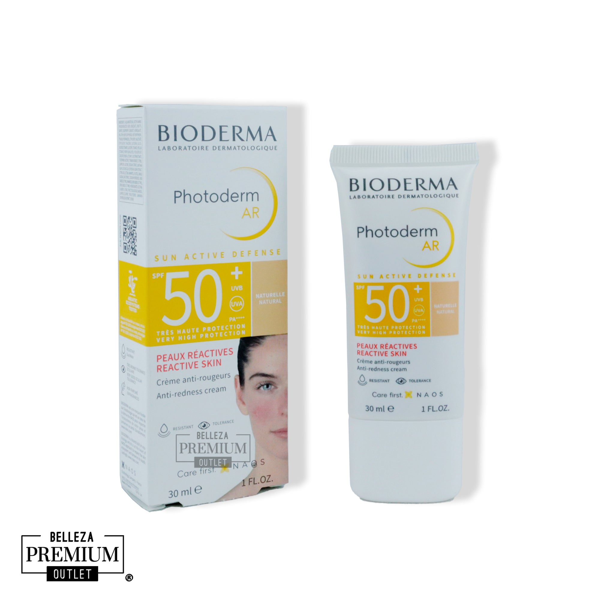 Bioderma Photoderm AR Natural SPF50 30ml – Protector Solar Anti-Rojeces con Tono Natural