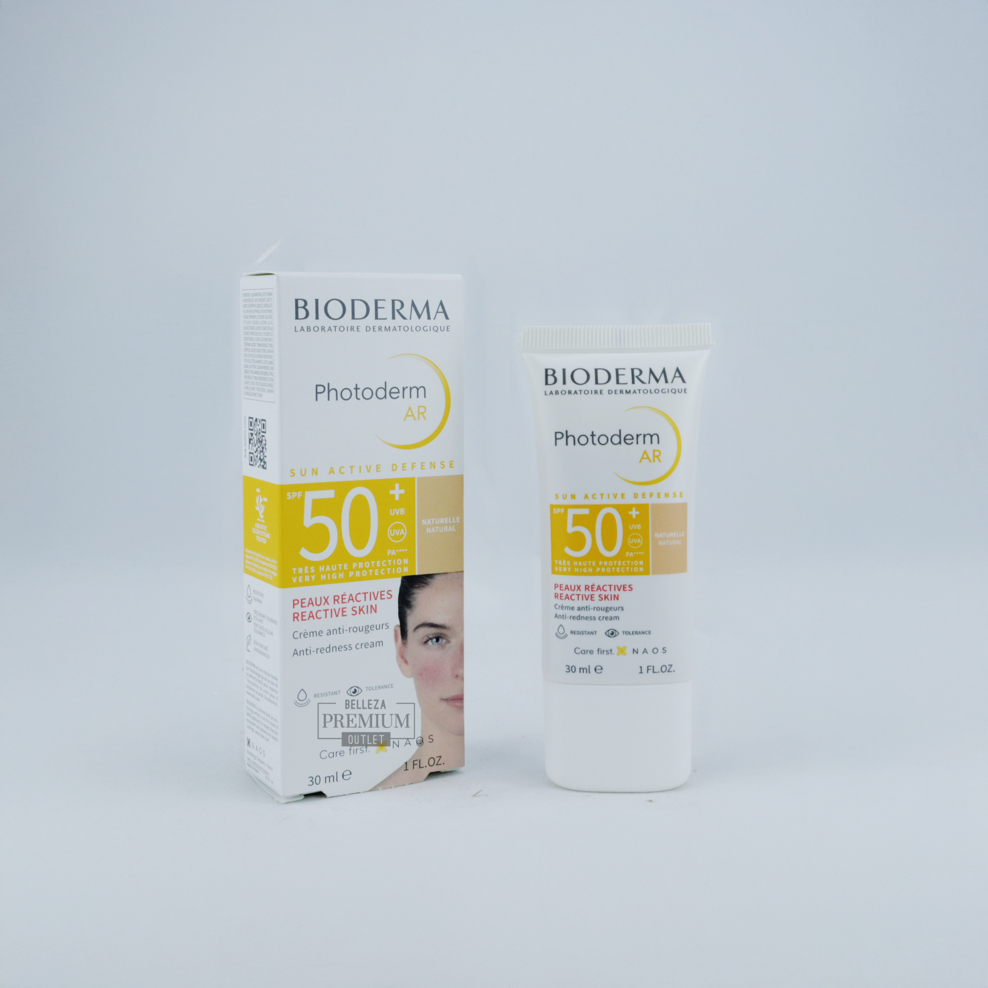 Bioderma Photoderm AR Natural SPF50 30ml – Protector Solar Anti-Rojeces con Tono Natural