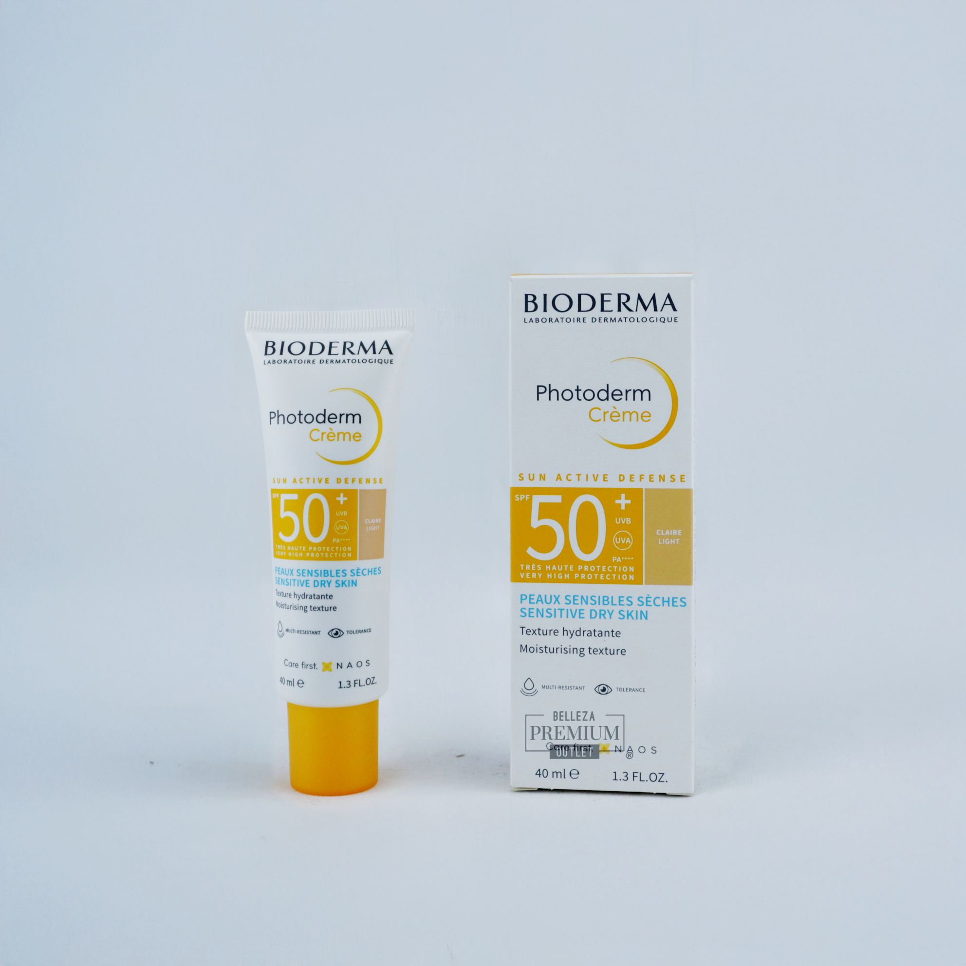 Bioderma Photoderm Crema SPF50+ Tono Claro 40ml – Protección Solar Facial para Piel Clara