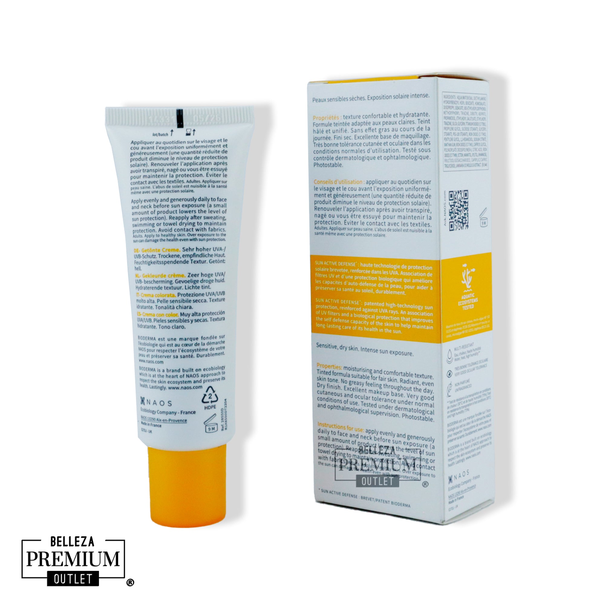Bioderma Photoderm Crema SPF50+ Tono Claro 40ml – Protección Solar Facial para Piel Clara