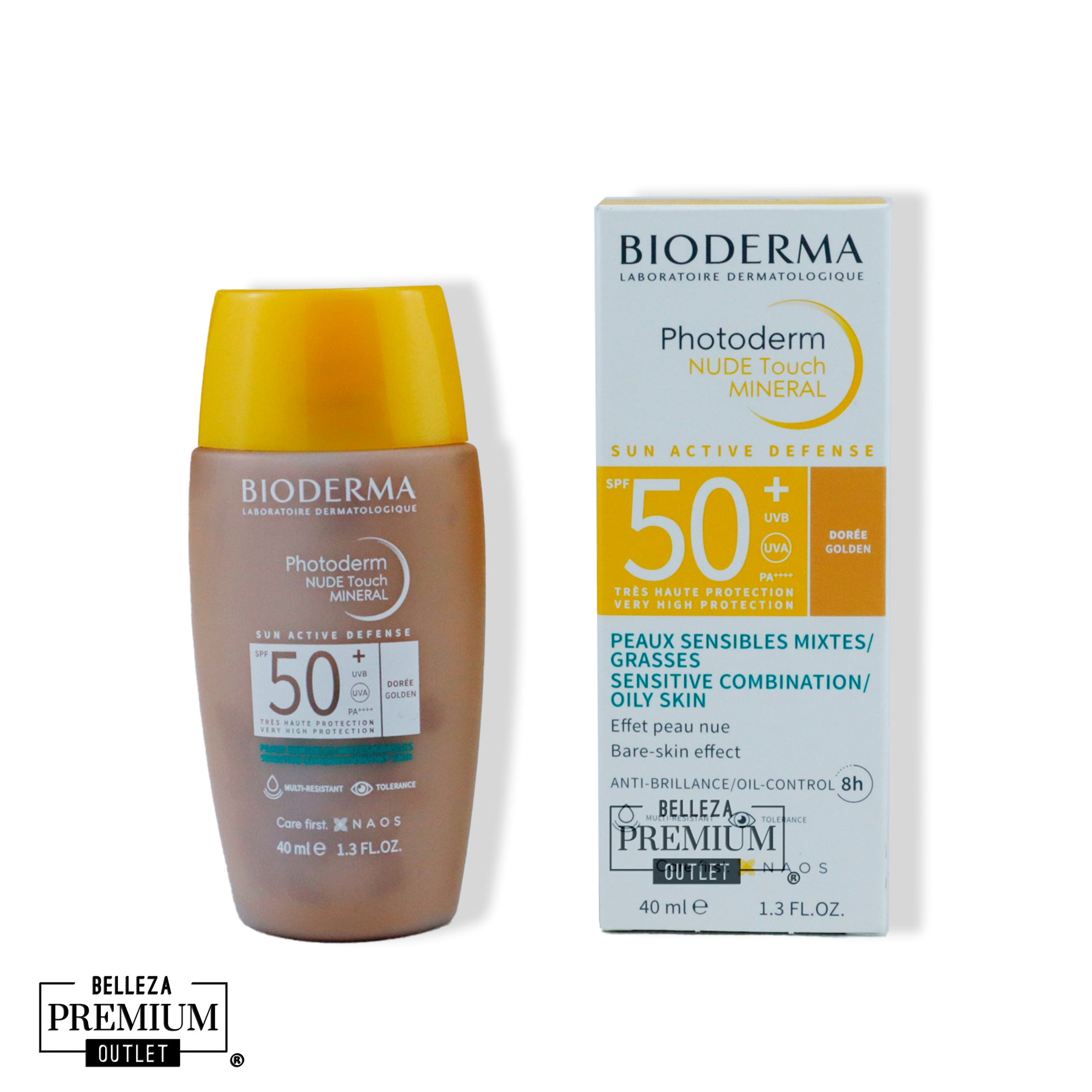Bioderma Photoderm Nude Touch Dorado FPS 50+ 40ml: ¡El Asombroso Protector Solar con Toque de Color y Acabado Perfecto!