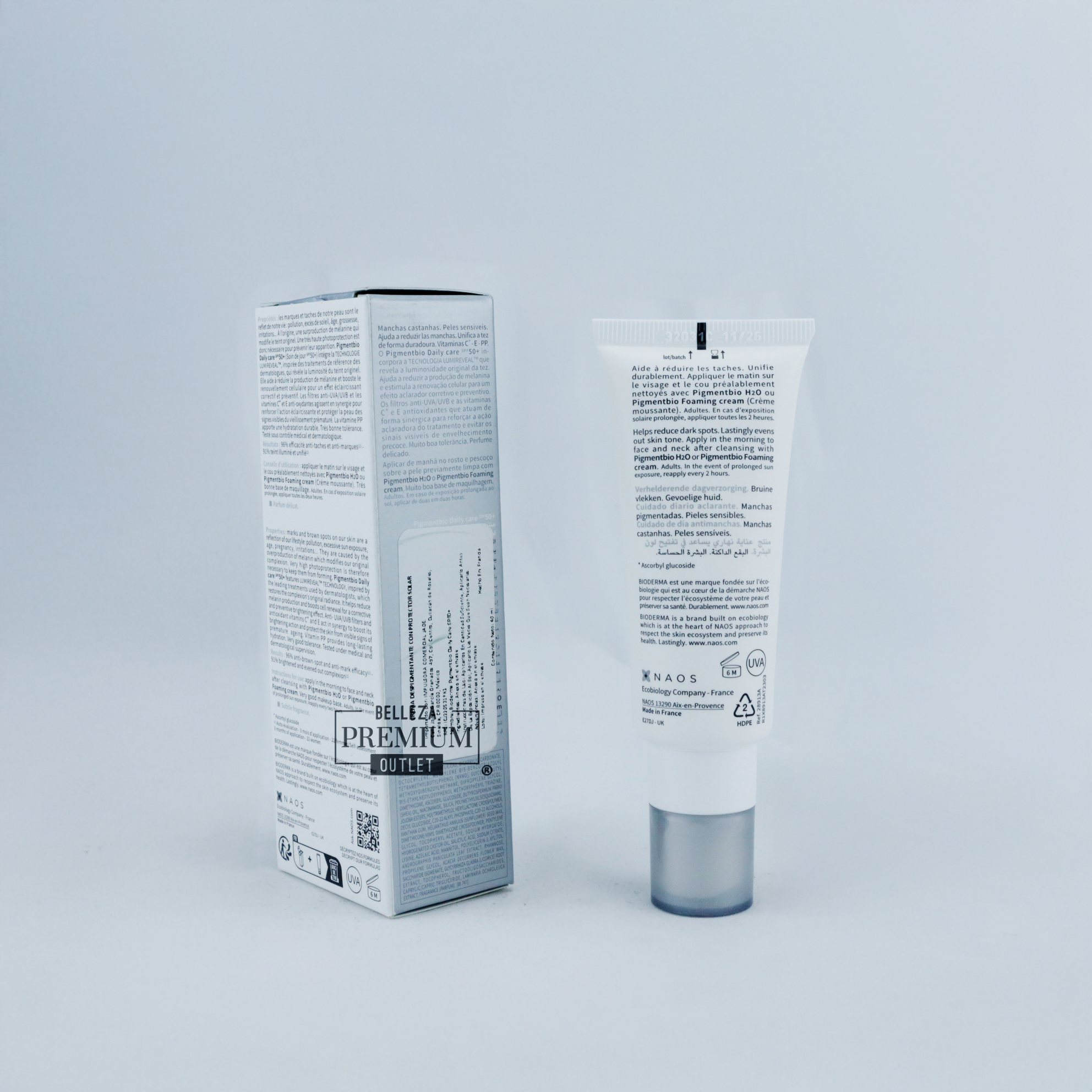 Bioderma Pigmentbio Daily Care SPF50+ 40ml – Protección Solar Despigmentante para Piel con Manchas