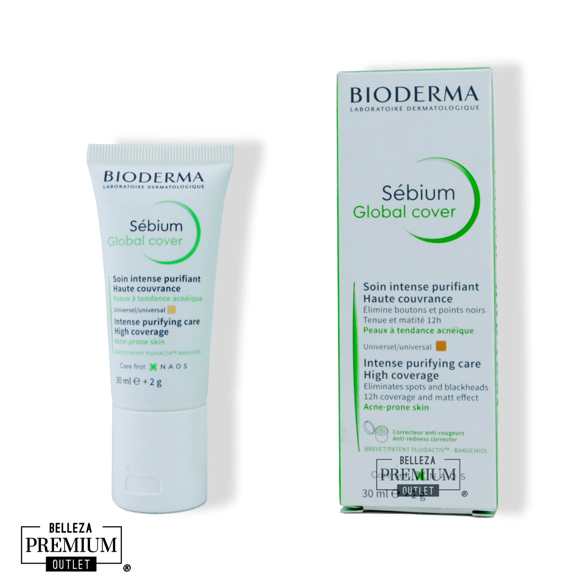 Bioderma Sébium Global Cover 30ml – Crema Correctora para Piel Mixta a Grasa con Imperfecciones