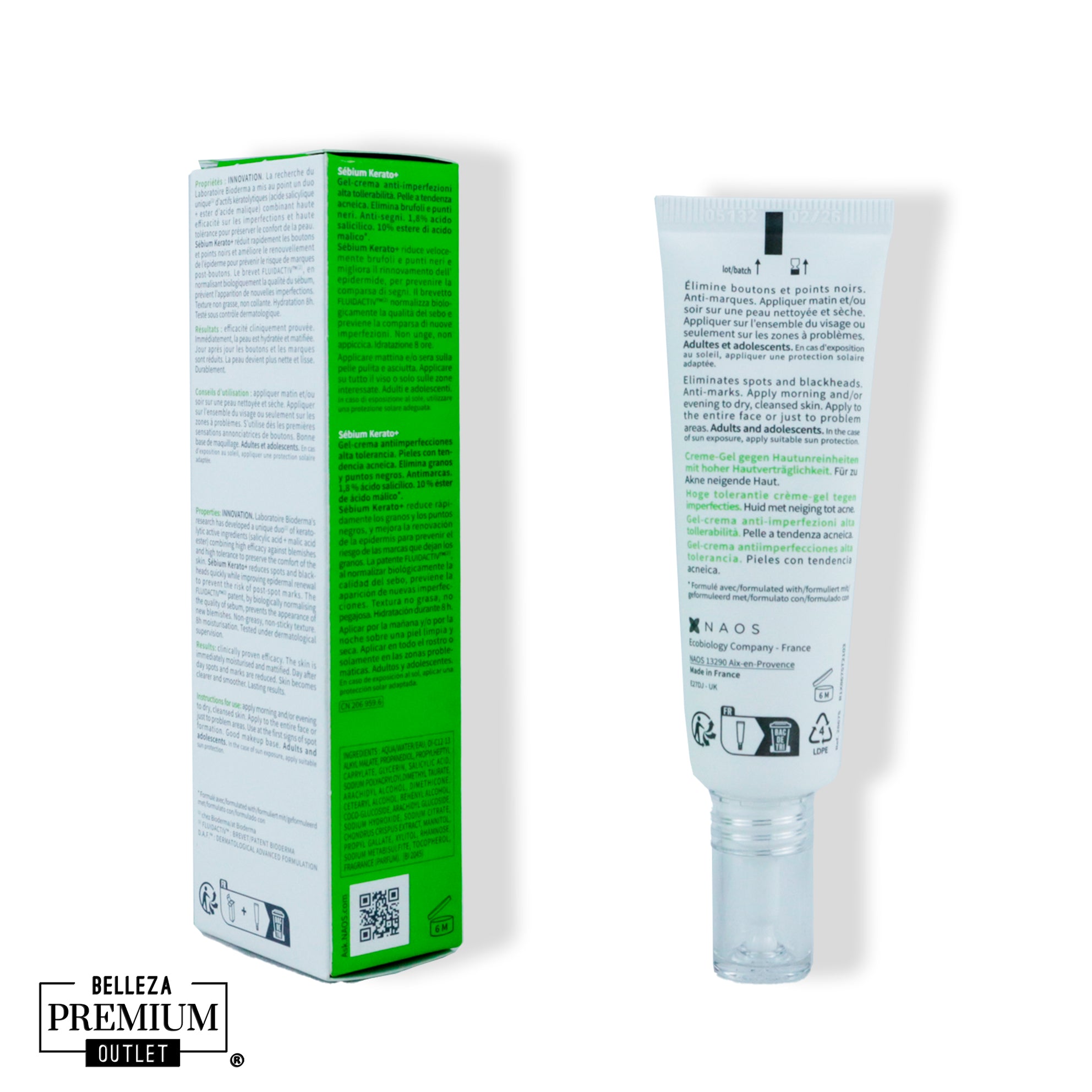 Bioderma Sébium Kerato+ 30ml – Sérum Renovador para Piel con Imperfecciones y Textura Irregular