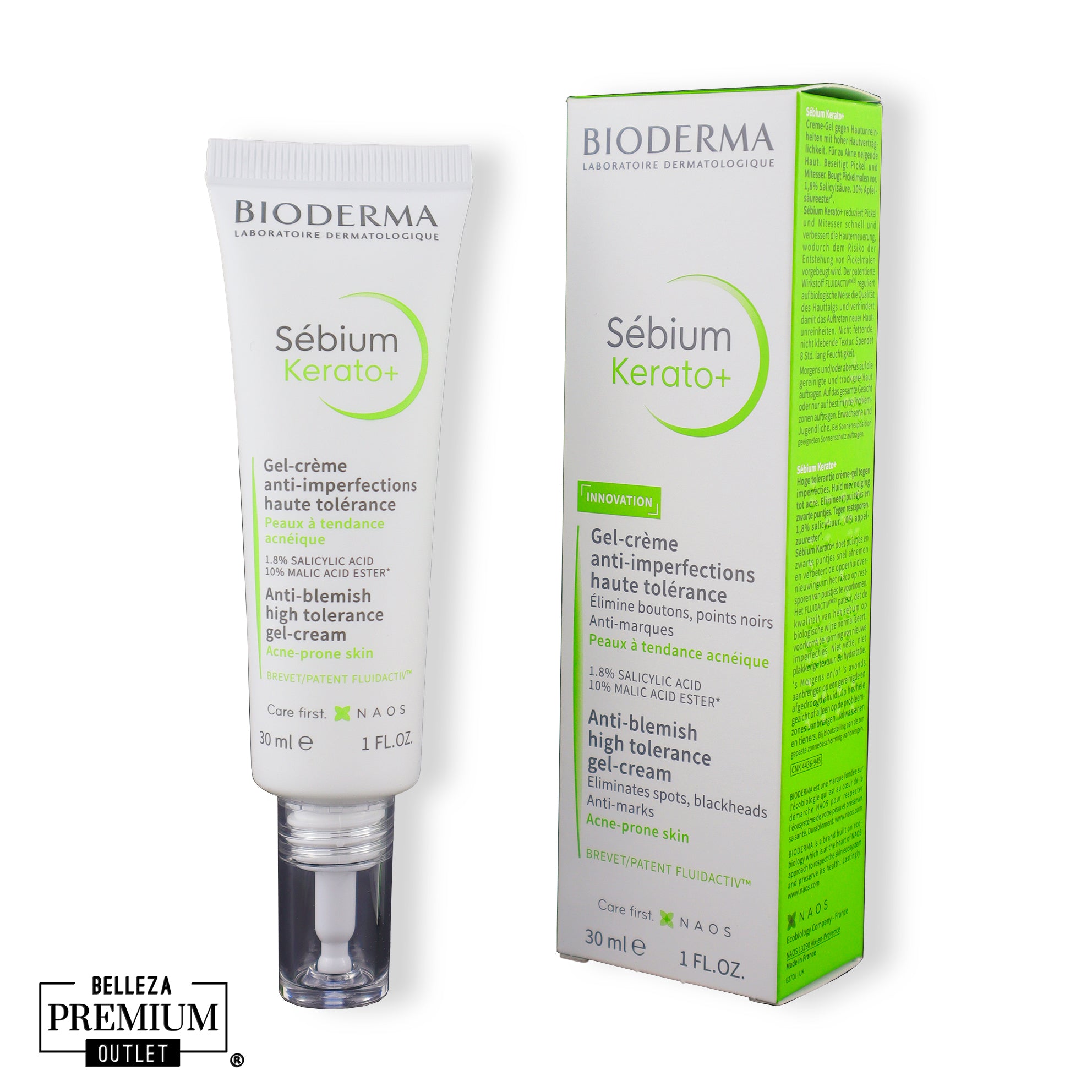Bioderma Sébium Kerato+ 30ml – Sérum Renovador para Piel con Imperfecciones y Textura Irregular