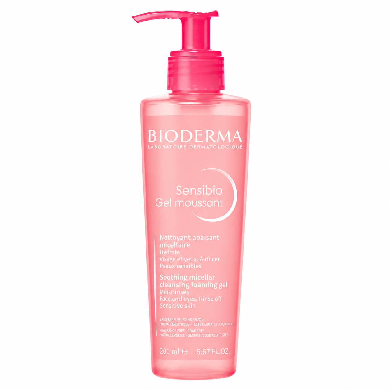 Bioderma Sensibio Gel Moussant 200ml – Gel Limpiador Suave para Piel Sensible