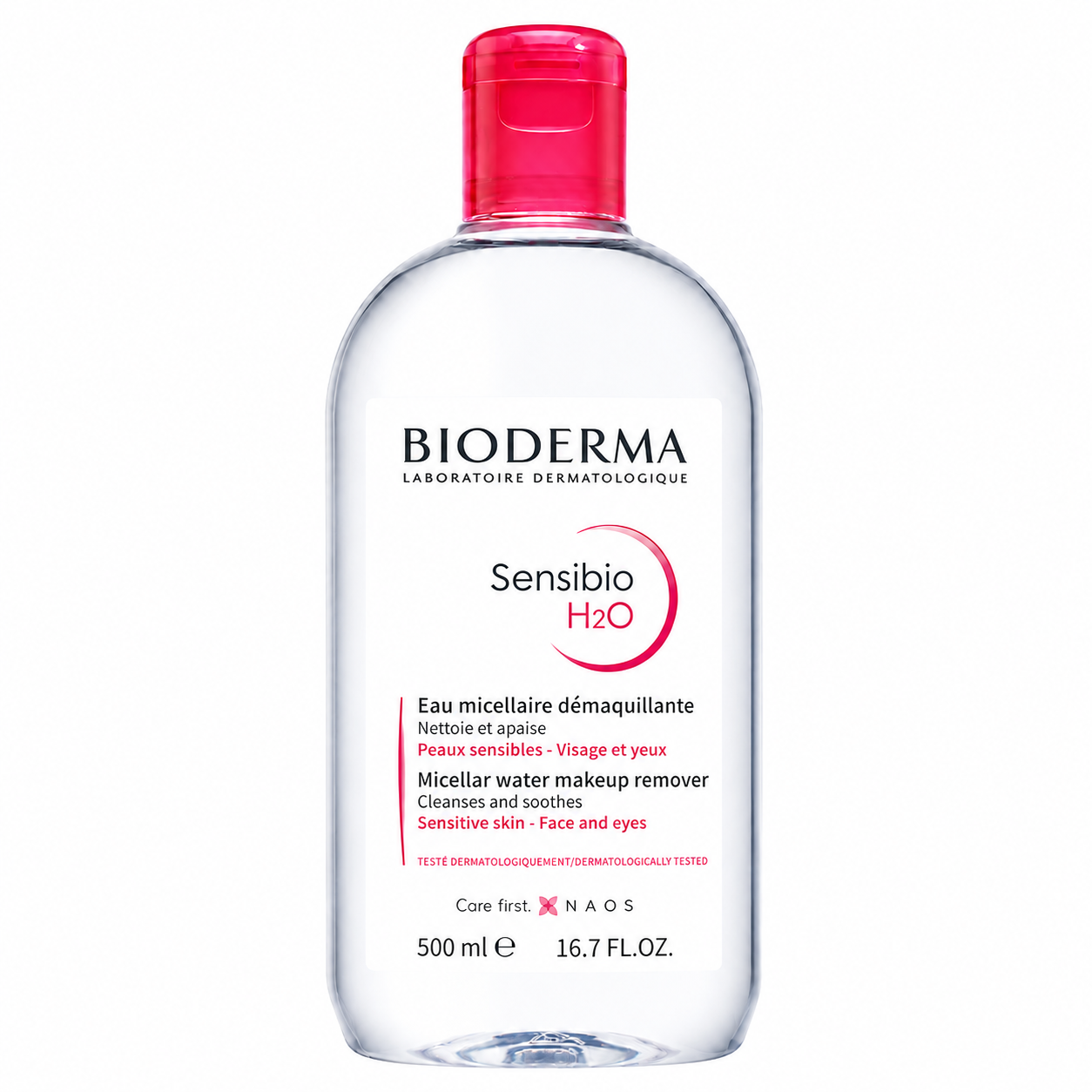Bioderma Sensibio H2O Agua Micelar 500ml – Limpieza y Desmaquillado para Piel Sensible