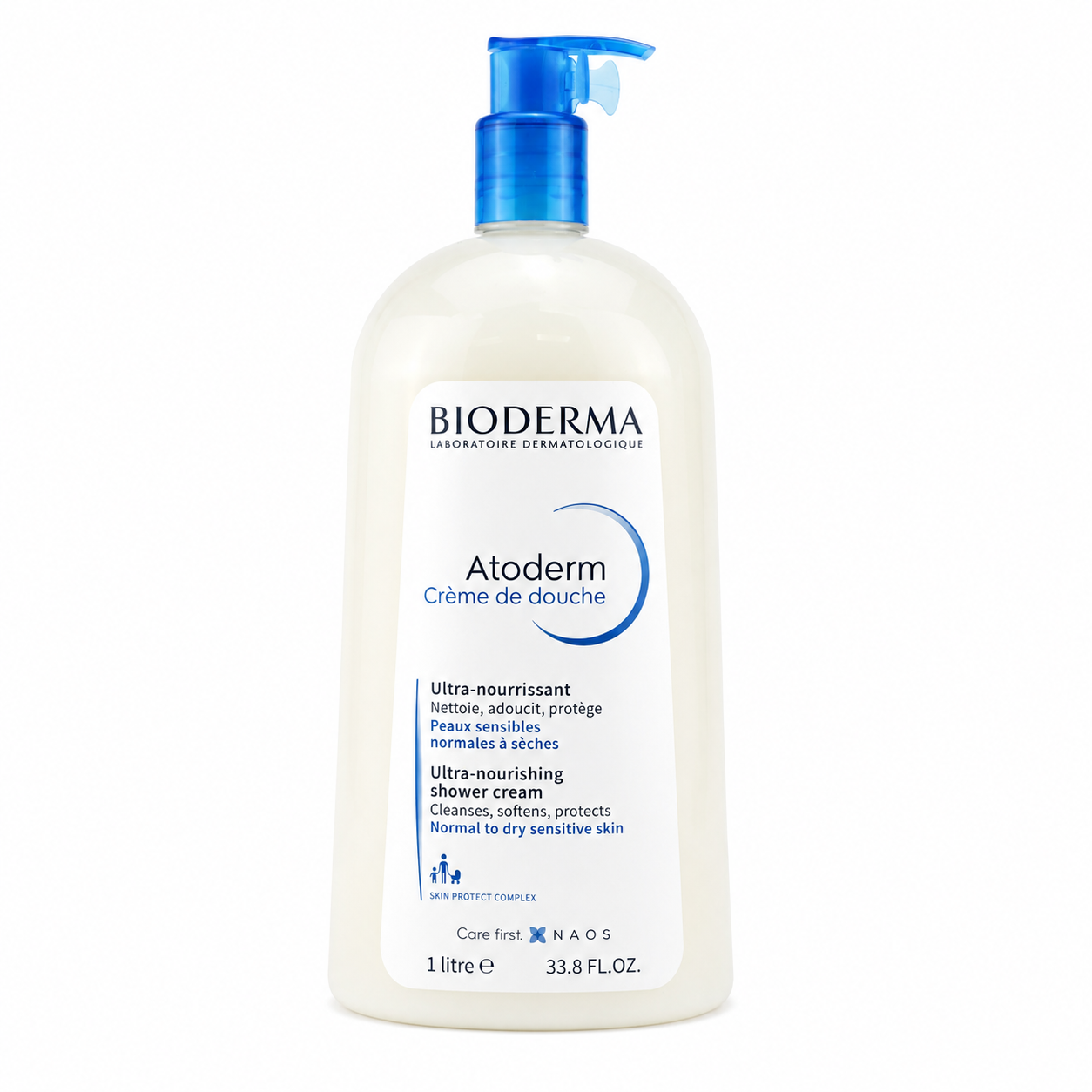 Bioderma Atoderm Crème de Douche 1000ml – Limpieza Suave y Nutritiva para Piel Seca y Sensible