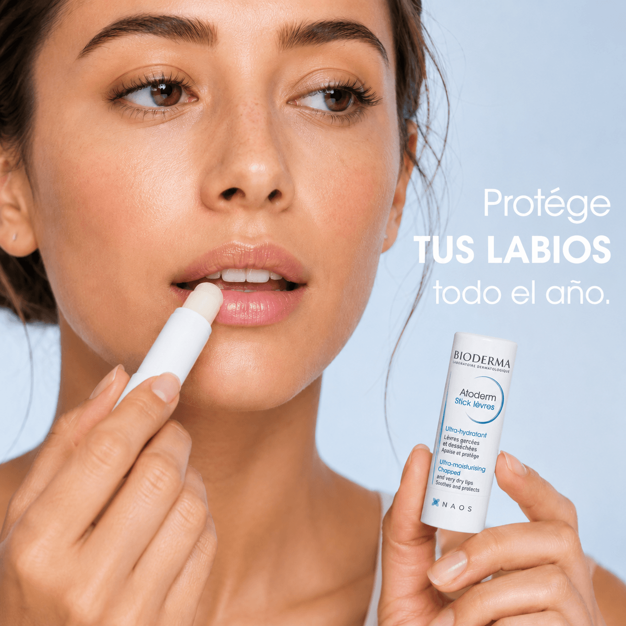Bioderma Atoderm Stick Lèvres – Bálsamo labial reparador intensivo para labios secos y sensibles
