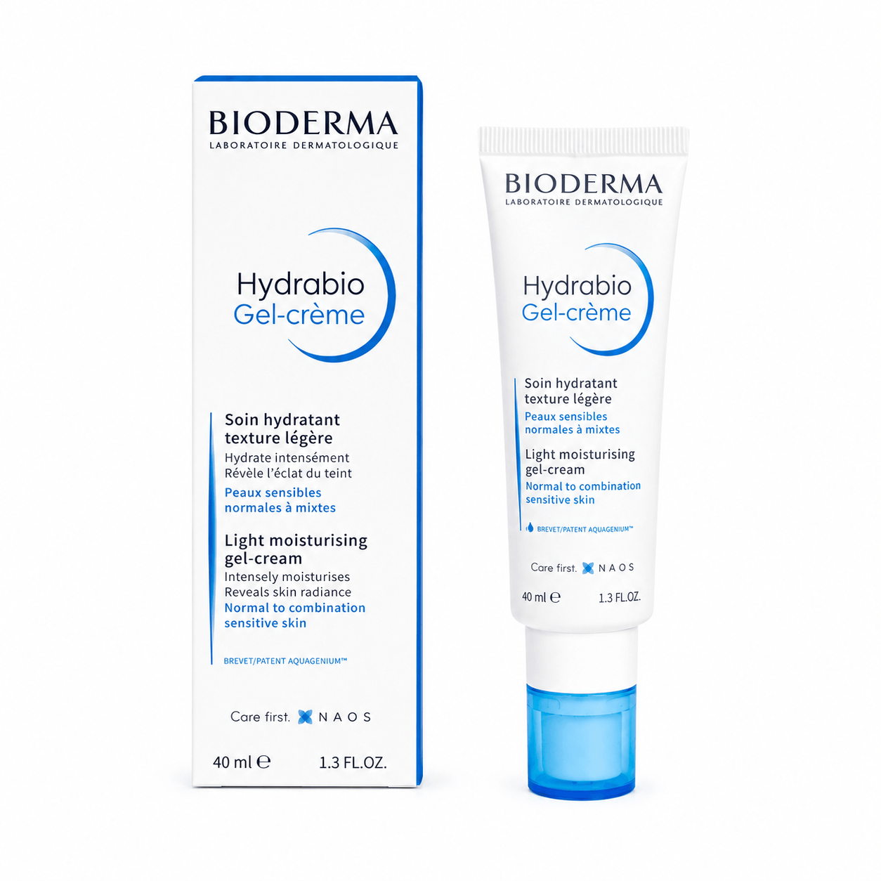 Bioderma Hydrabio Gel-Crème 40ml – Hidratación Ligera y Profunda para Piel Sensible y Deshidratada