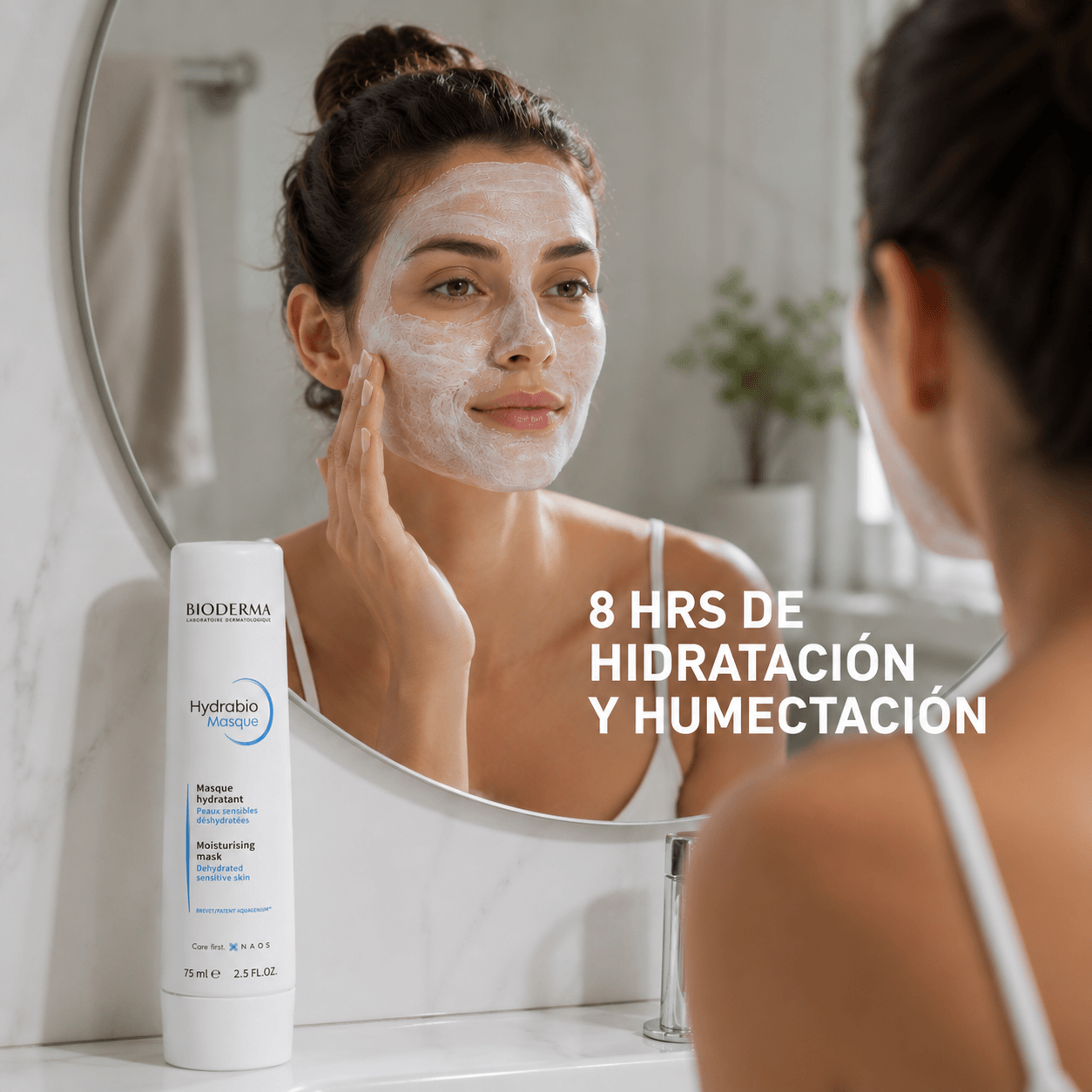 Bioderma Hydrabio Masque 75ml – Mascarilla Hidratante Intensiva para Piel Sensible y Deshidratada