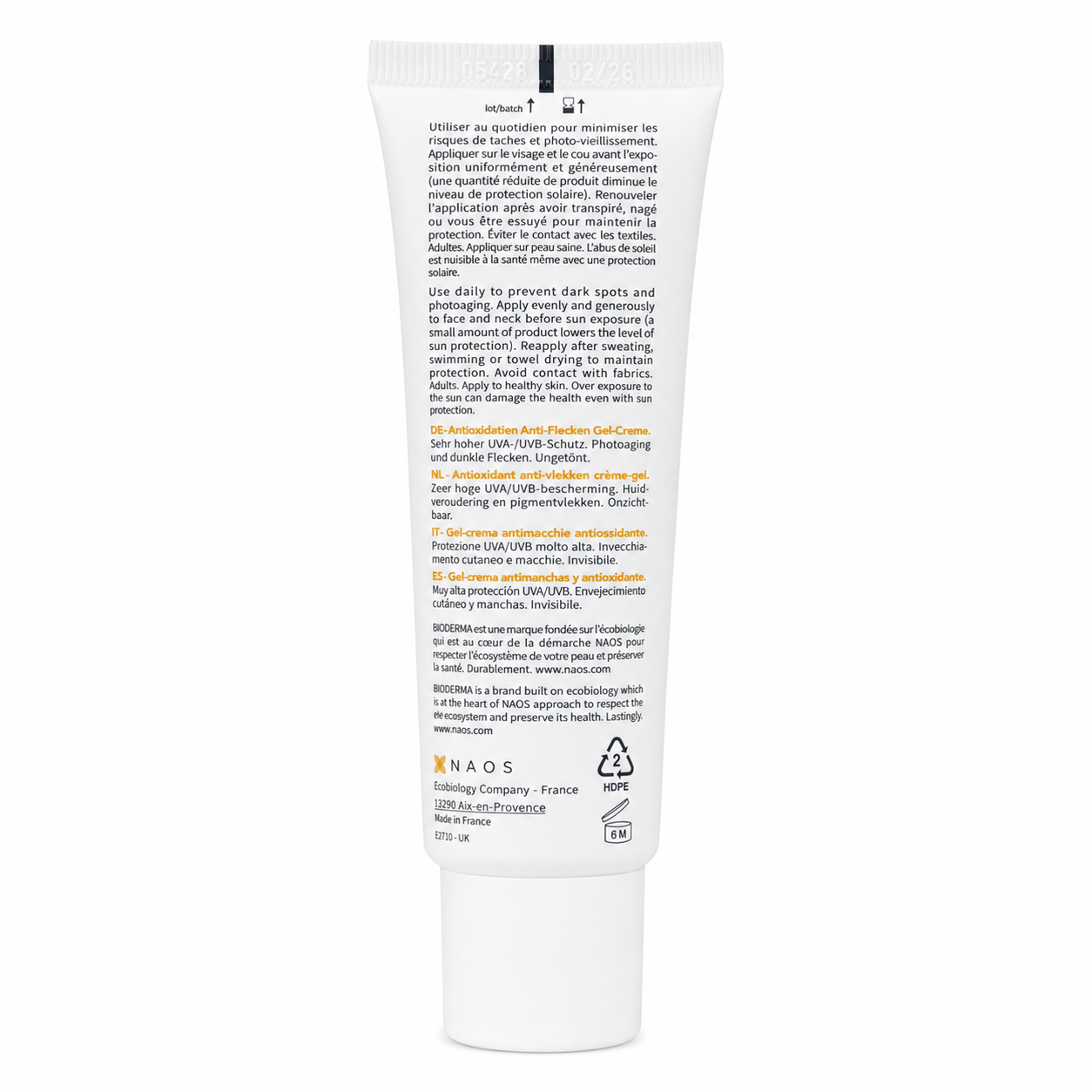 Bioderma Photoderm Spot-Age SPF50+ 40ml – Protección Solar Anti-Manchas y Anti-Edad