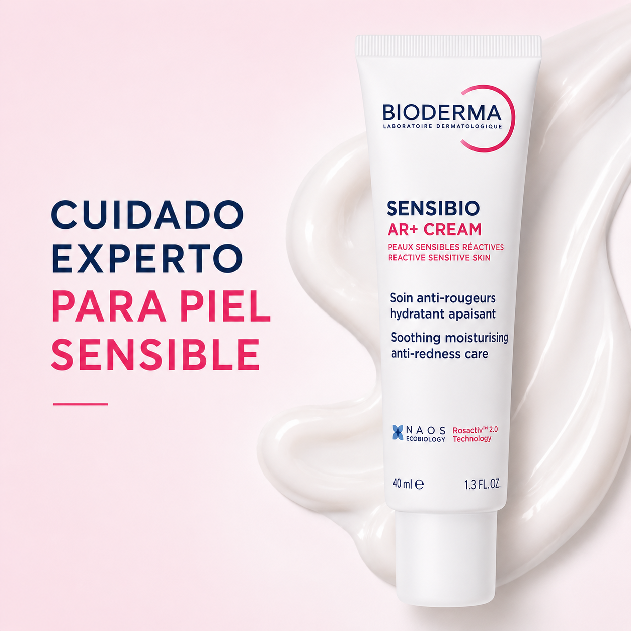 Bioderma Sensibio AR+Cream 40ml: Cuidado Intensivo para Pieles Sensibles y con Rosácea