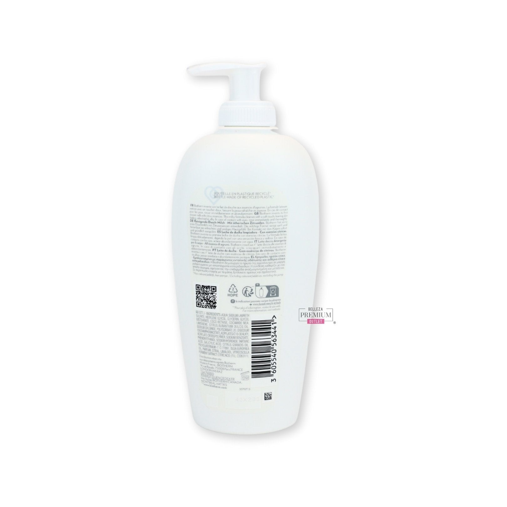 Biotherm Body Lotion lait De Douche 400ml