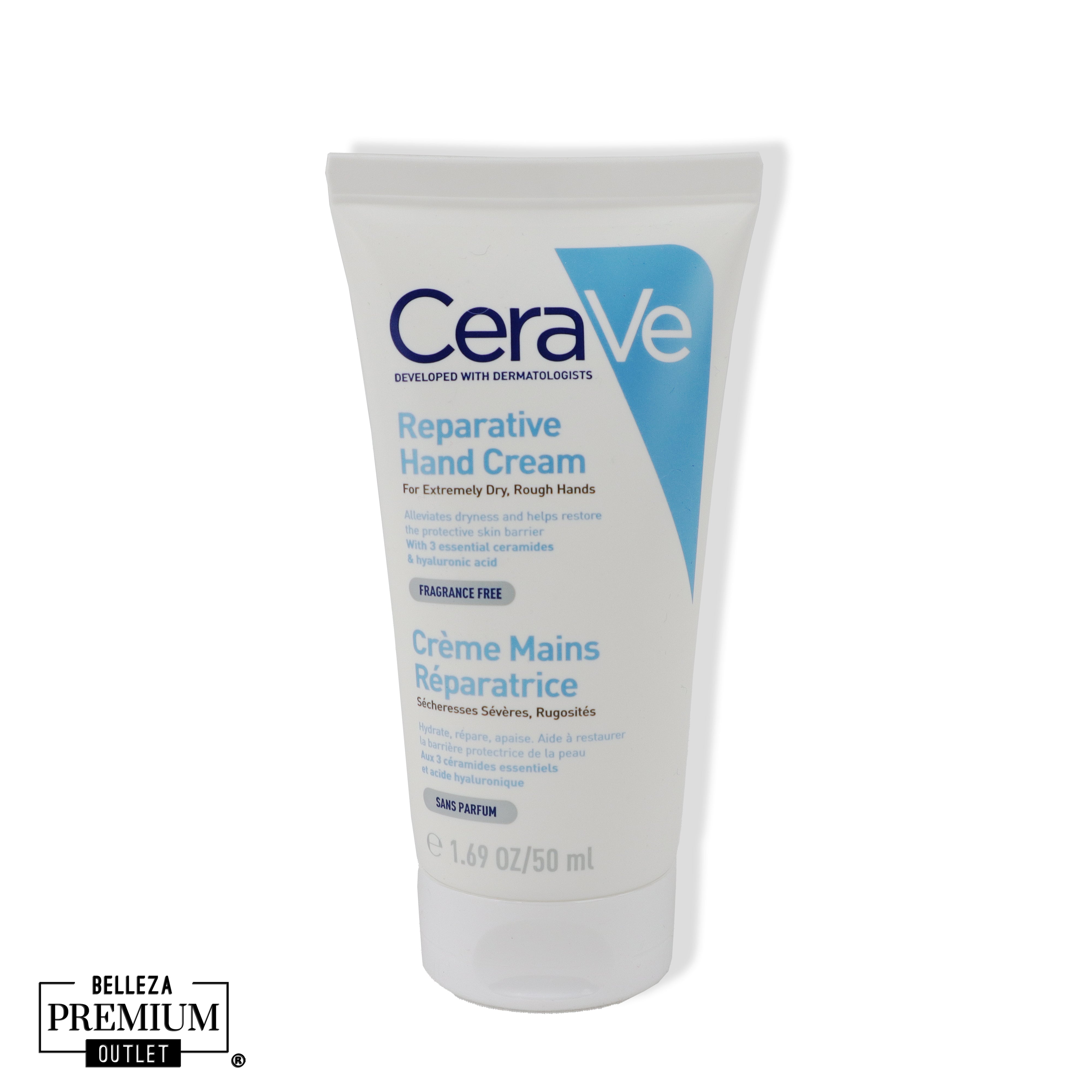 CeraVe Crema de Manos Regeneradora – Hidratación intensa y reparación para manos secas y dañadas.