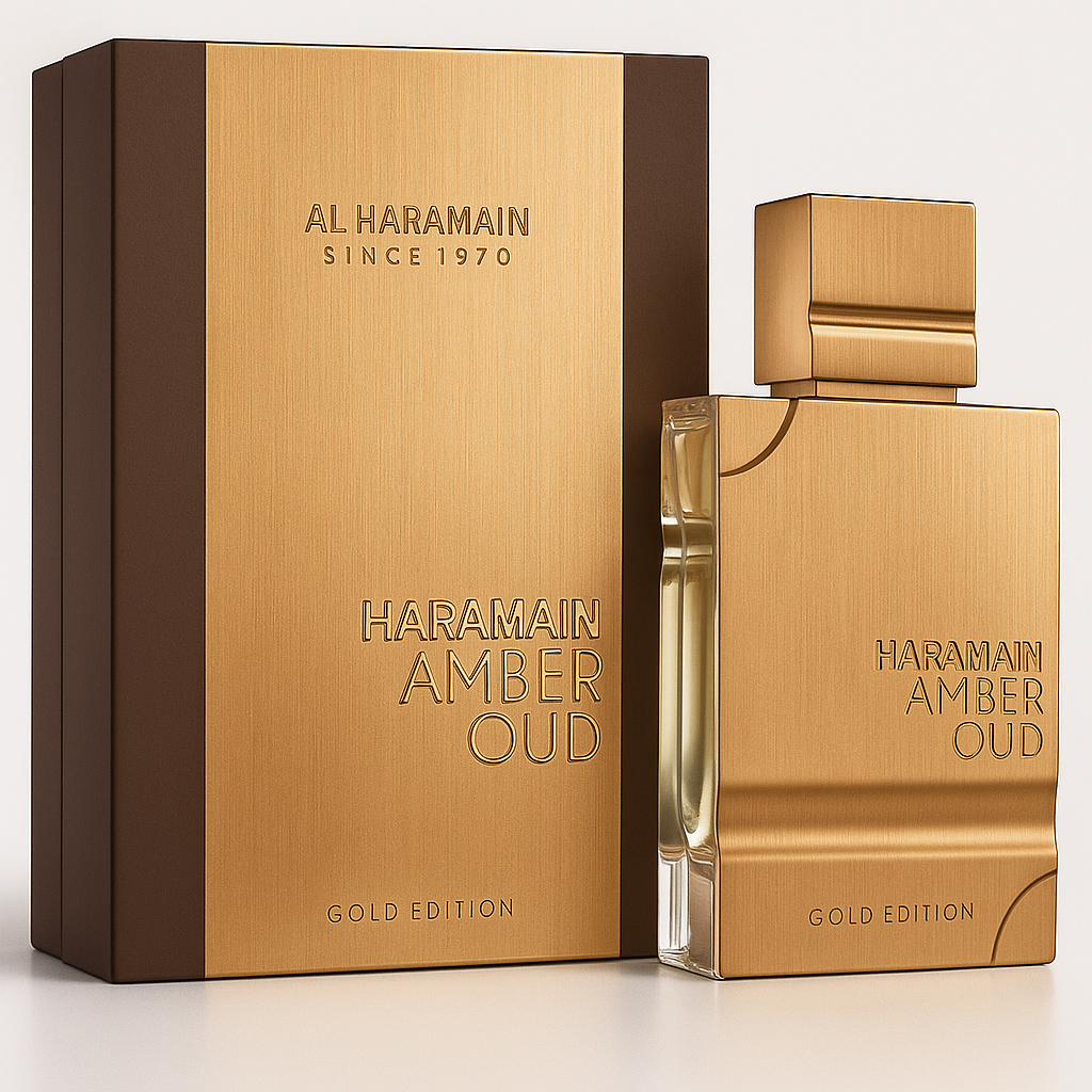 Al Haramain Amber Oud Gold – Dulzura Dorada, Elegancia Oriental y Lujo Absoluto