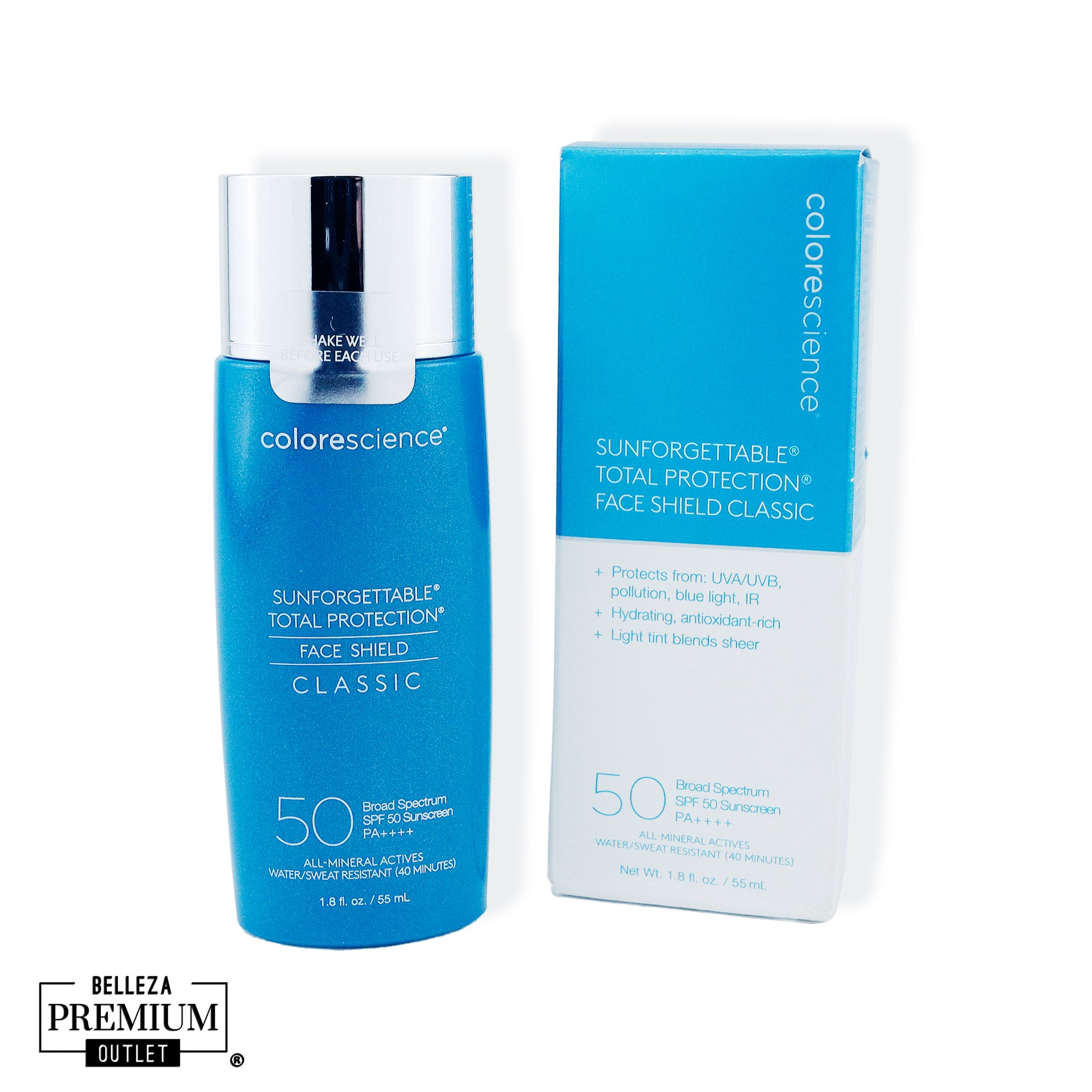 Colorescience Face SPF 50 Classic 55ml – Protector Solar Facial de Alta Protección