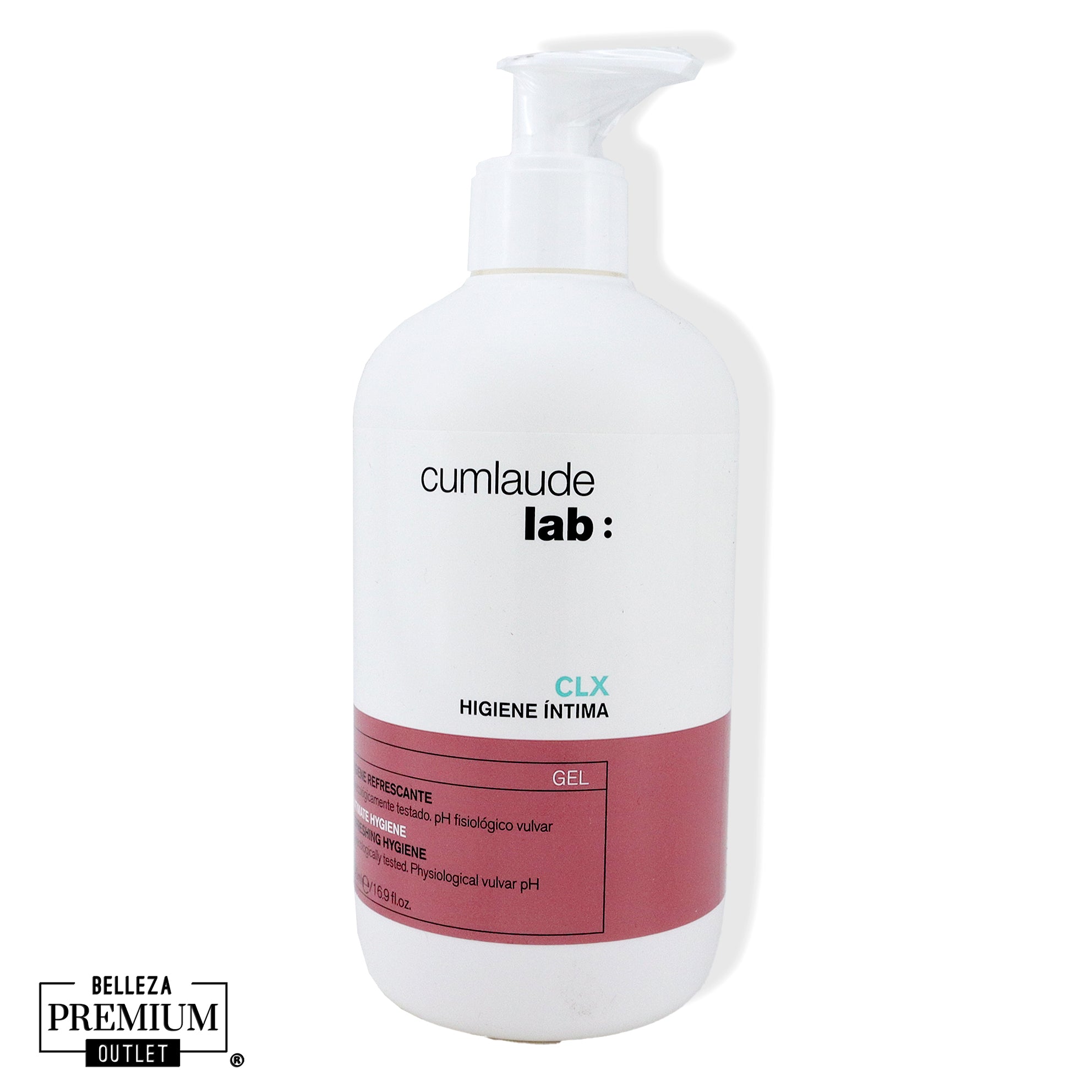 Cumlaude CLX Higiene Íntima 500ml – Gel Limpiador Protector para la Zona Íntima