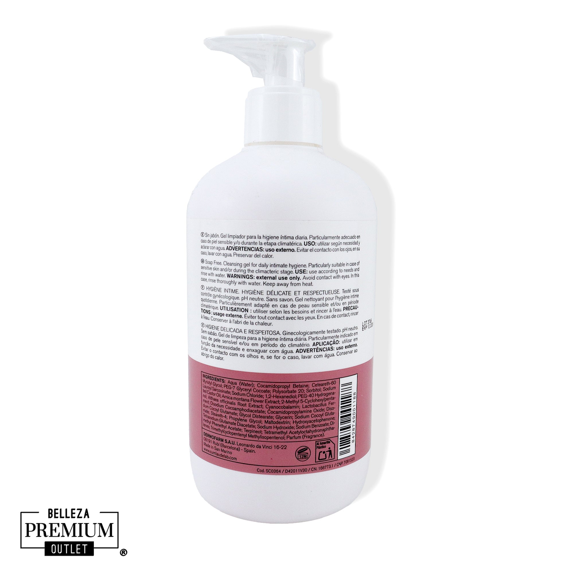 Cumlaude Deligyn Higiene Íntima Gel 500ml – Gel Suave para Mucosas Sensibles y Delicadas