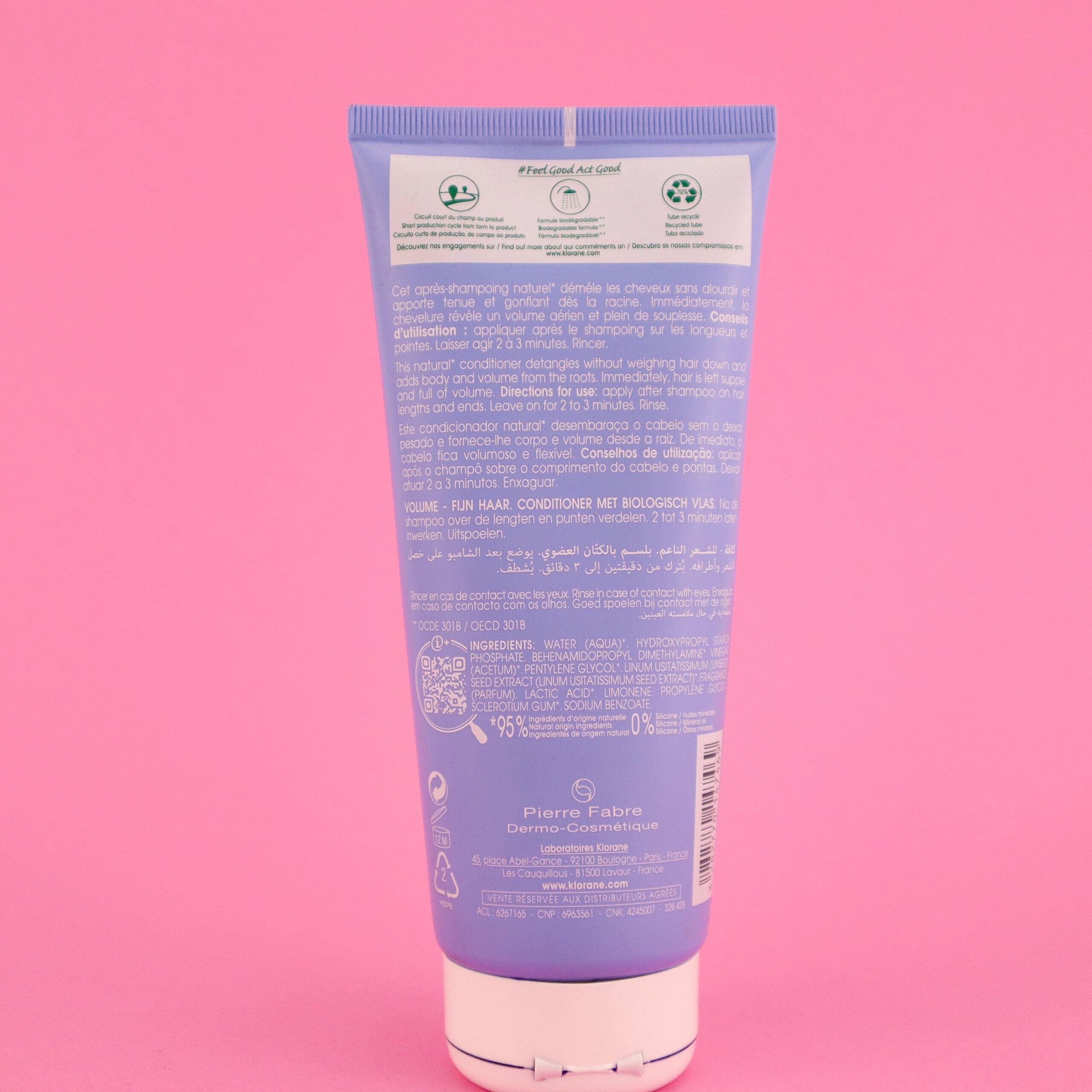 Klorane Volume Conditioner 200ml TAPA DAÑADA