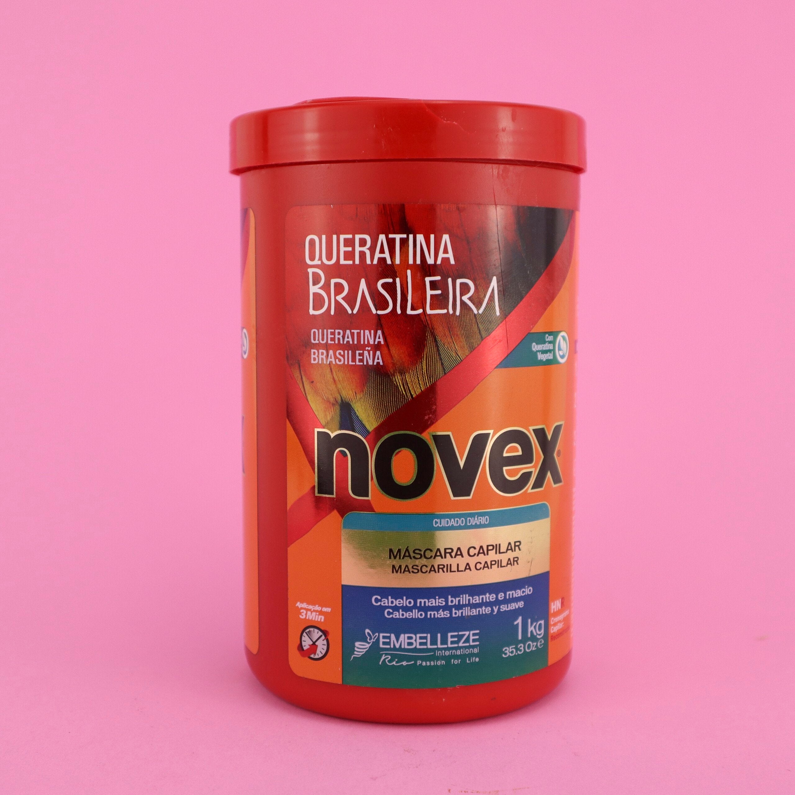 Novex Brazilian Keratin Hairmask 1 KG TAPA DAÑADA