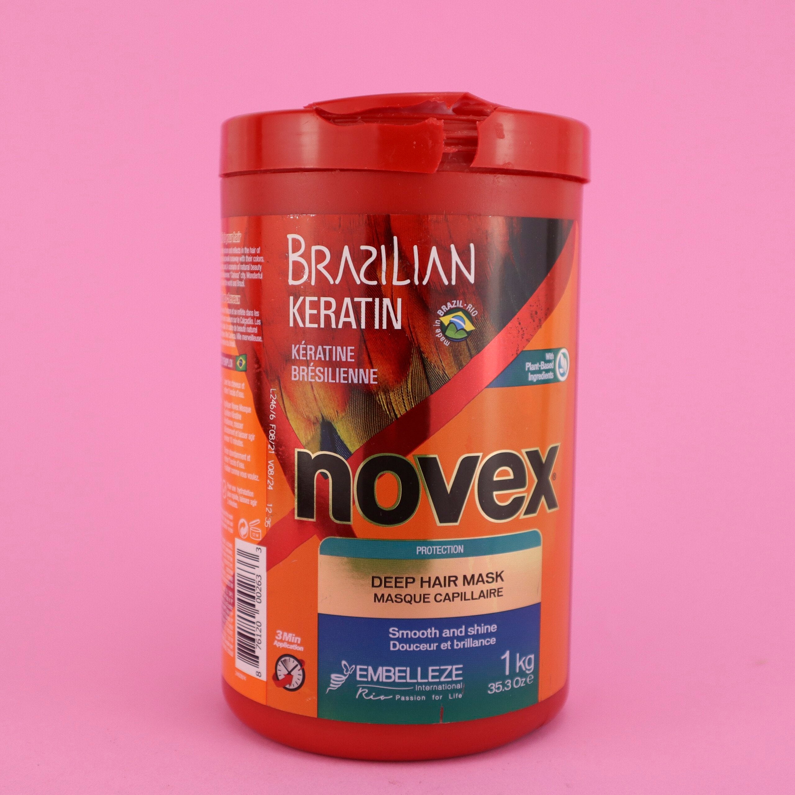 Novex Brazilian Keratin Hairmask 1 KG TAPA DAÑADA