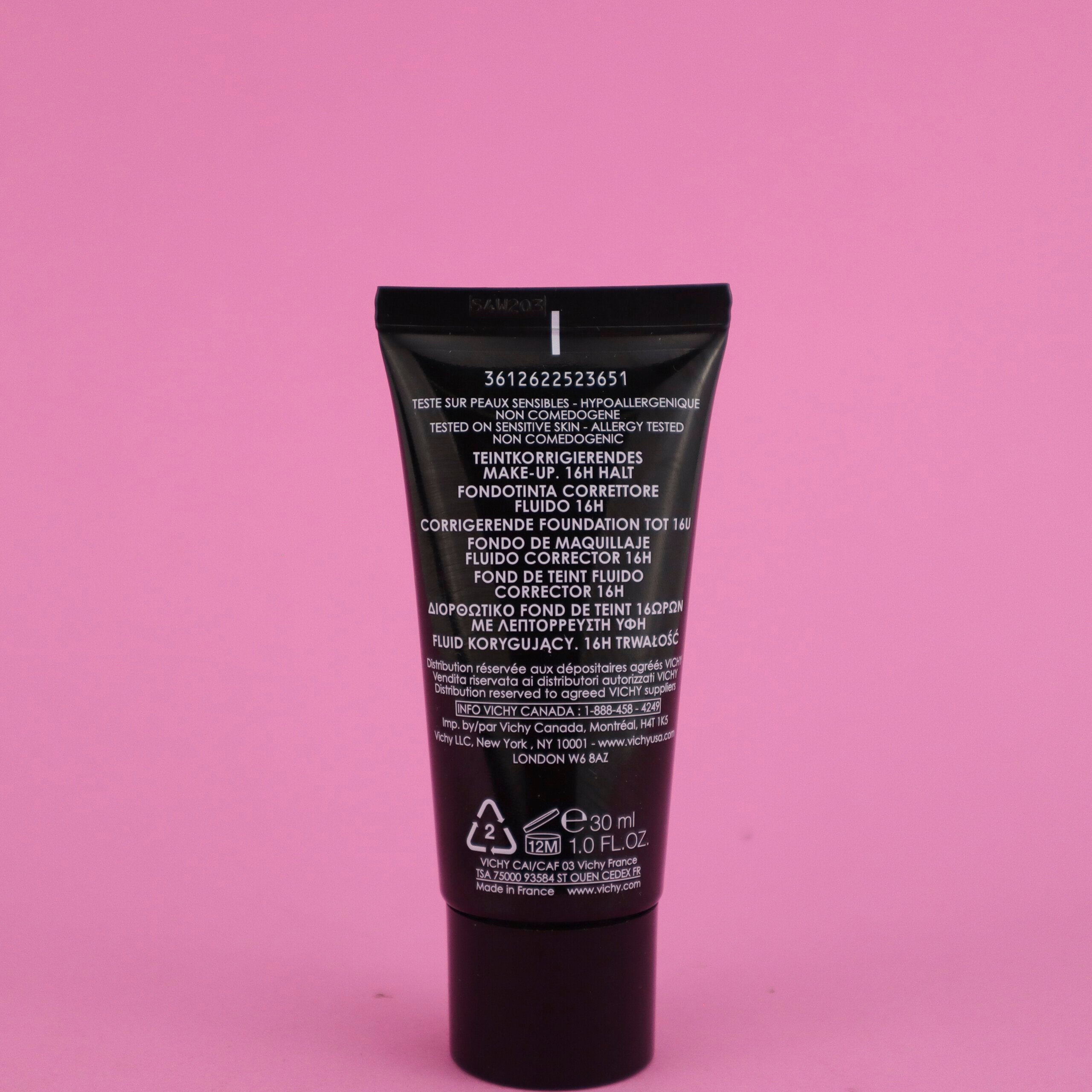 Vichy Dermablend Corrective Foundation  Fluide 35 Sand 30ml SIN CAJA
