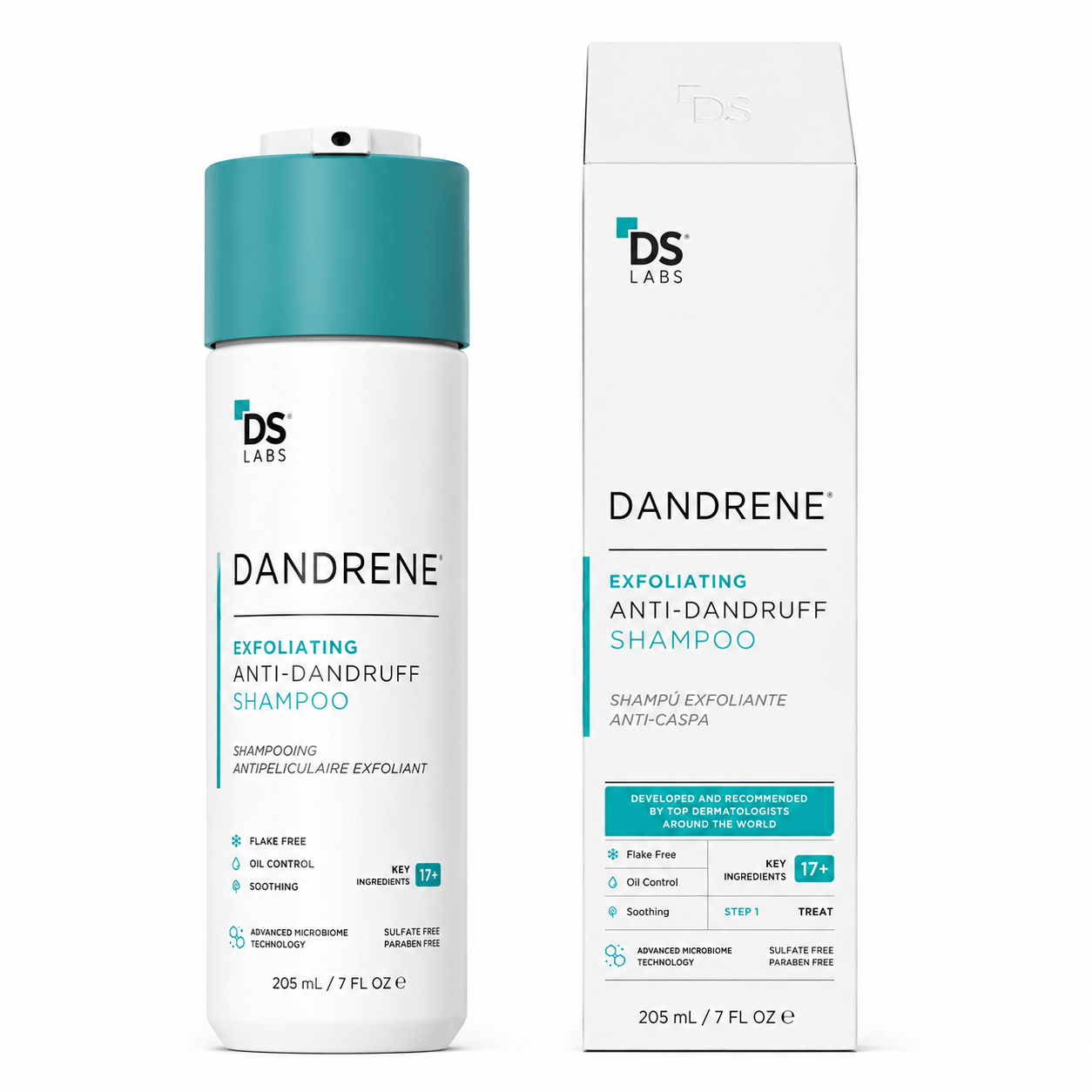 DS Labs Dandrene Exfoliating– Shampoo Exfoliante 205ml