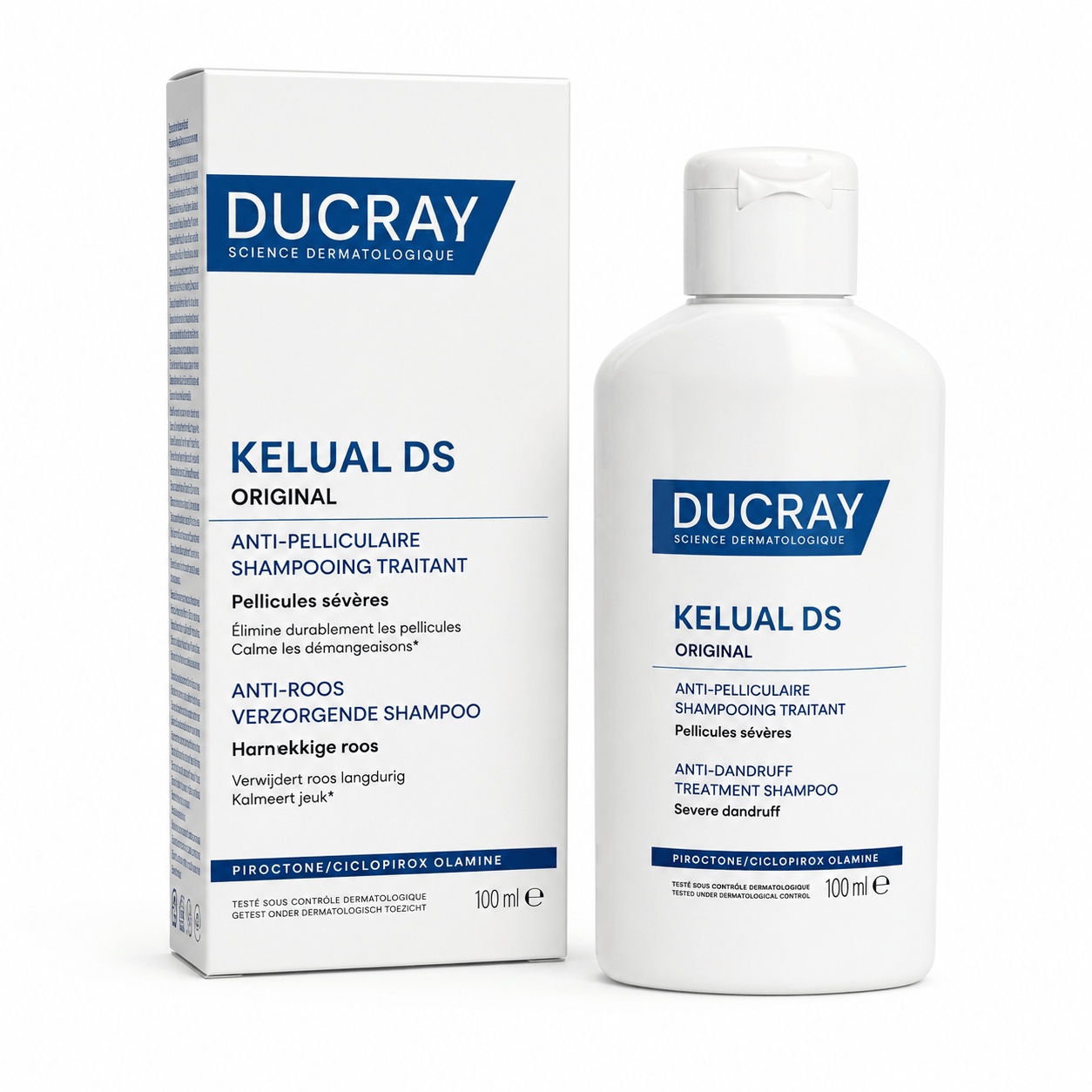 DUCRAY KELUAL DS 100ml-Shampoo Tratante Anticaspa