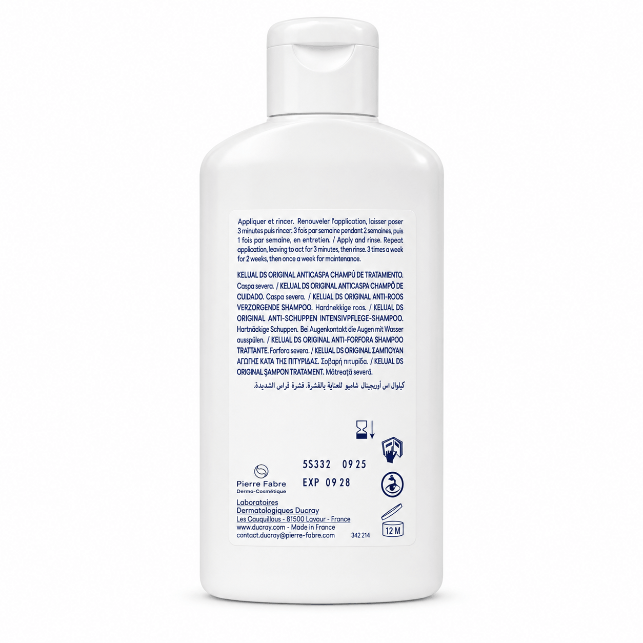 DUCRAY KELUAL DS 100ml-Shampoo Tratante Anticaspa