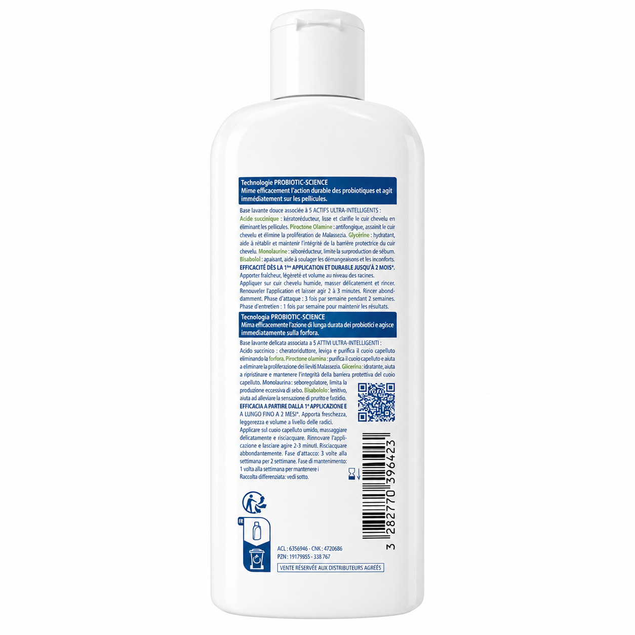 DUCRAY KELUAL SQUANORM-Shampoo Caspa Grasa 200ml