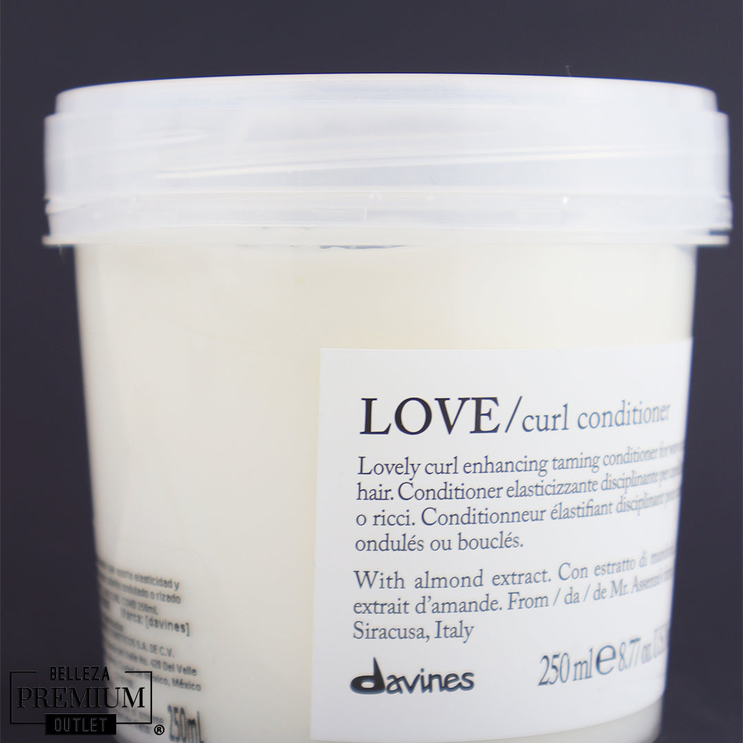 Davines LOVE Curls Conditioner – Hidratación Profunda, Rizos Definidos y Suavidad Natural