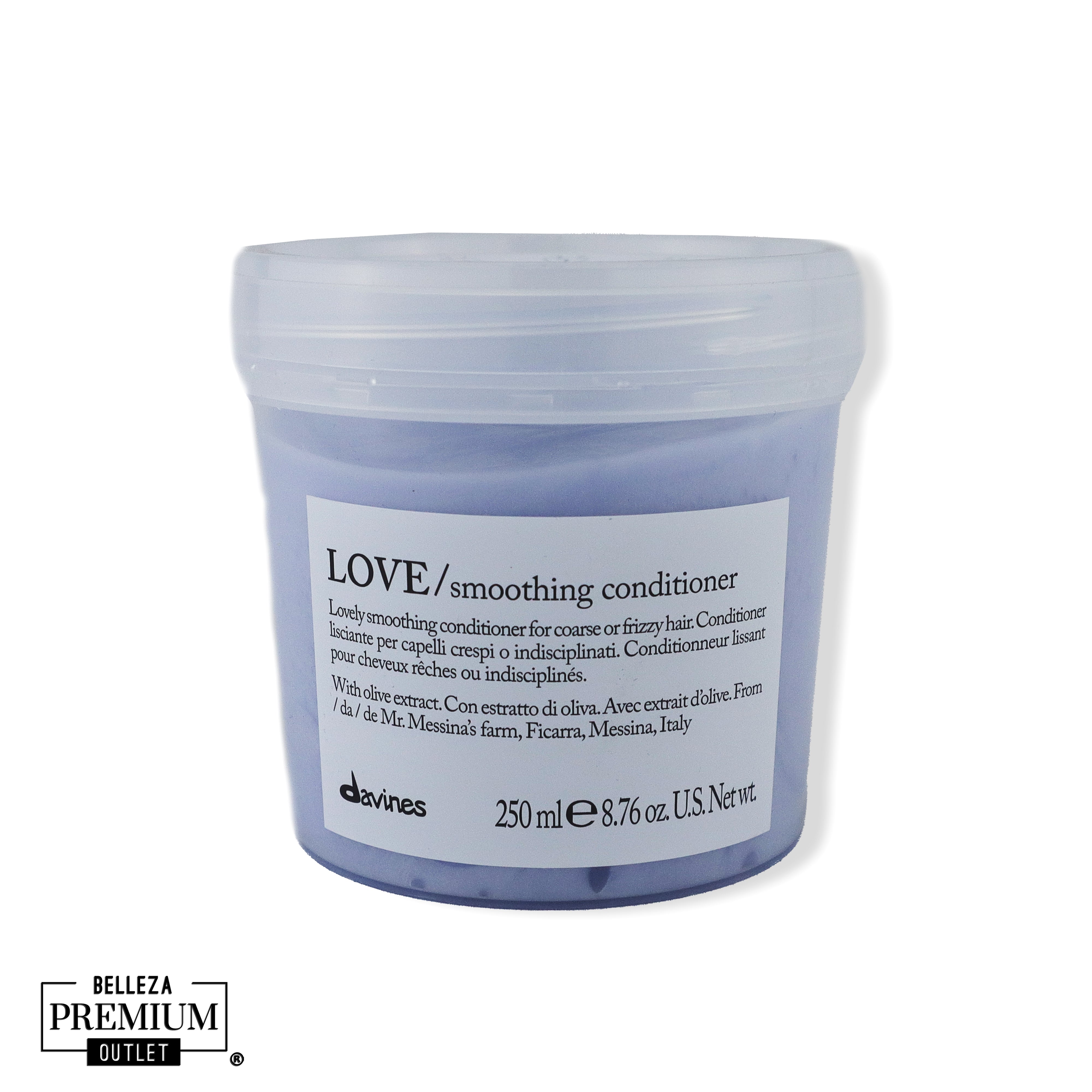 Davines LOVE Smooth Conditioner 250ml – Nutrición intensa para un cabello liso, sedoso y sin frizz