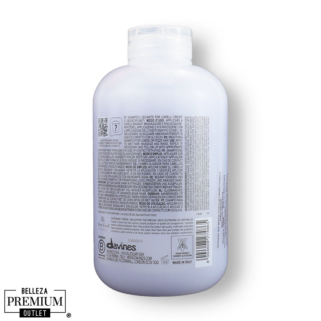 Davines LOVE Smooth Shampoo 250ml – El aliado perfecto para un cabello liso, suave y sin frizz